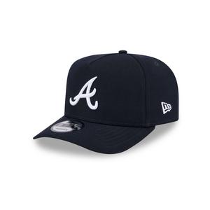 New Era Atlanta Braves 9FIFTY A-Frame Snapback Hat-Navy
