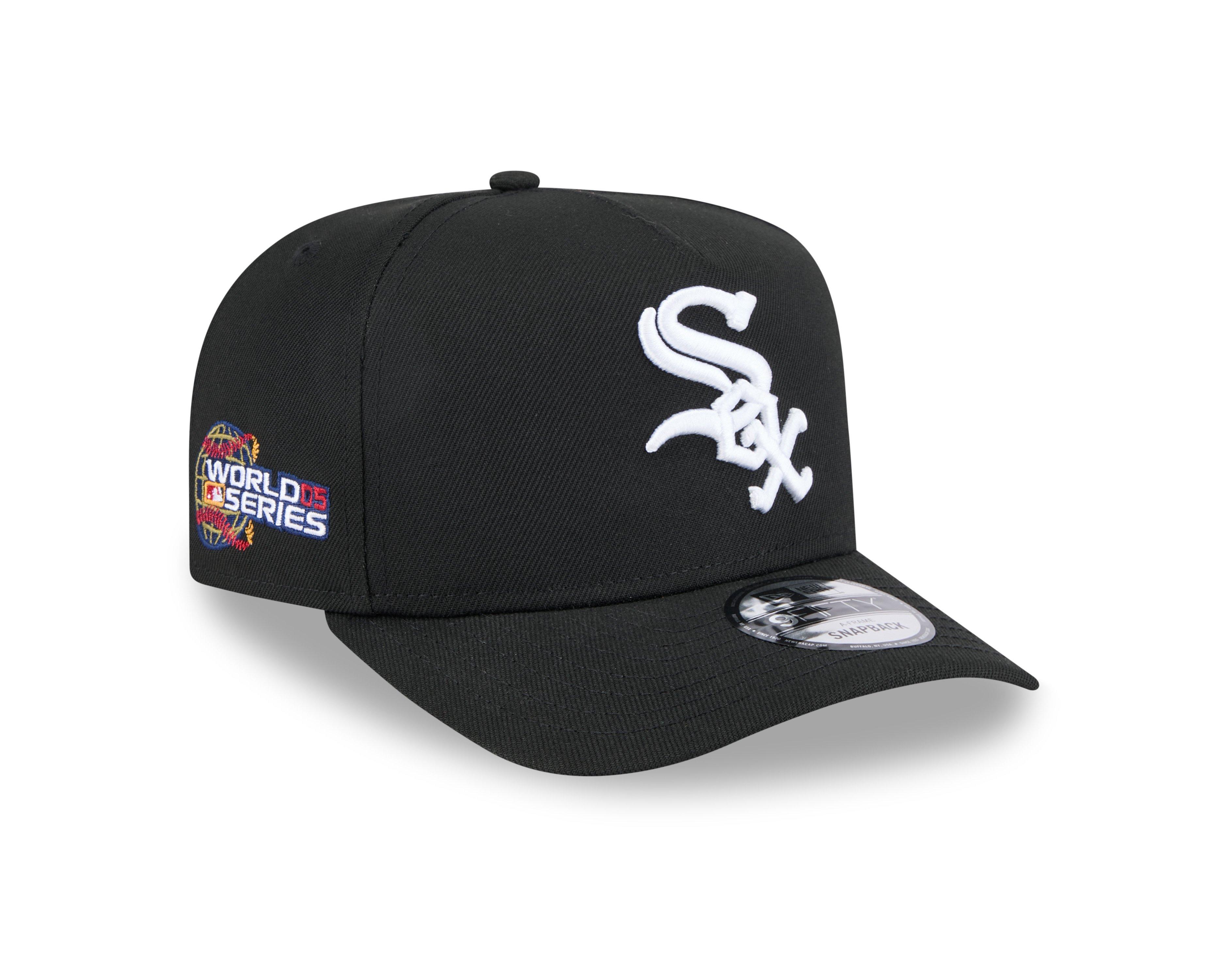 New Era Chicago White Sox 9FIFTY A-Frame Snapback Hat-Black - BLACK Thumbnail View 2