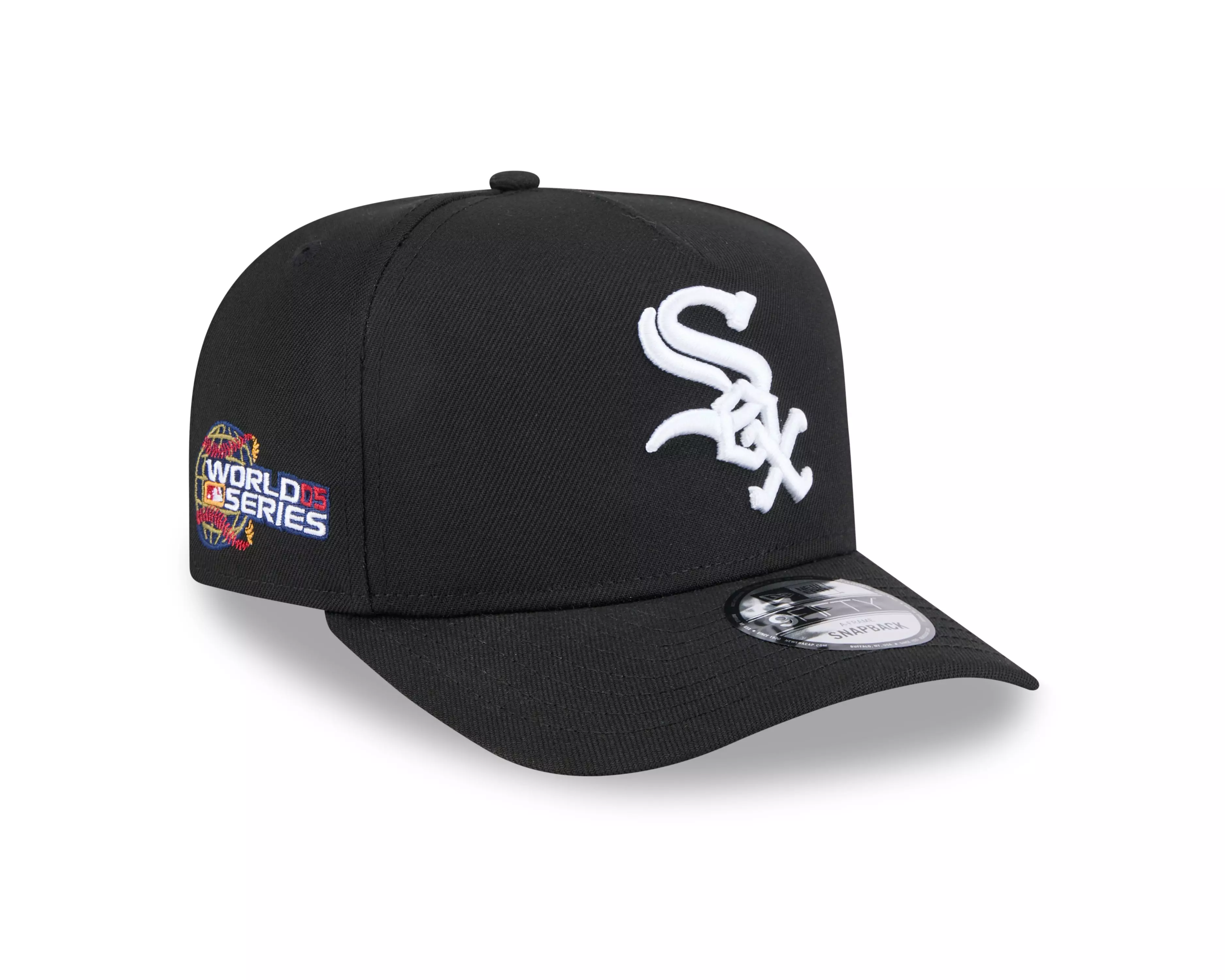 New Era Chicago White Sox 9FIFTY A-Frame Snapback Hat-Black - BLACK