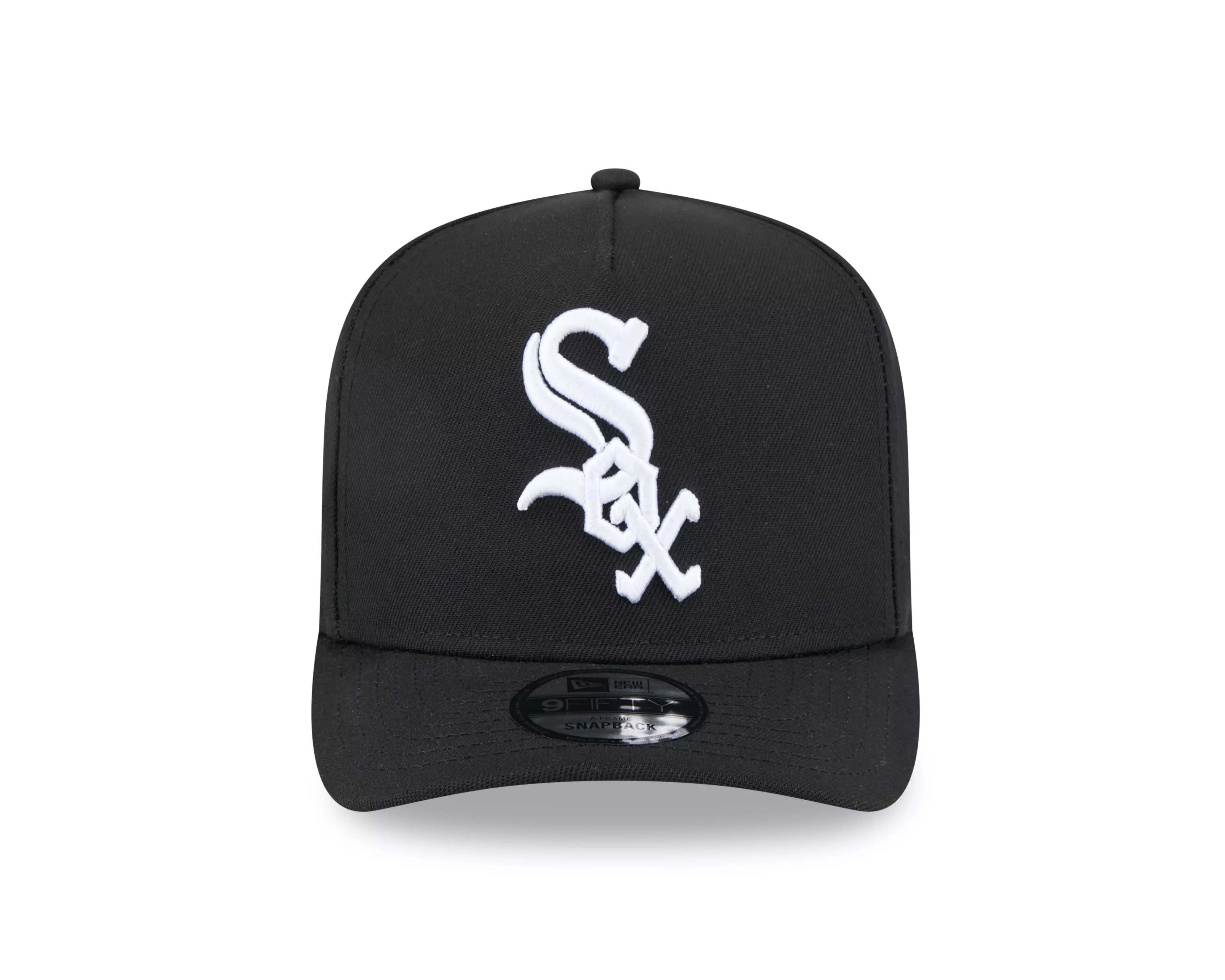 New Era Chicago White Sox 9FIFTY A-Frame Snapback Hat-Black - BLACK