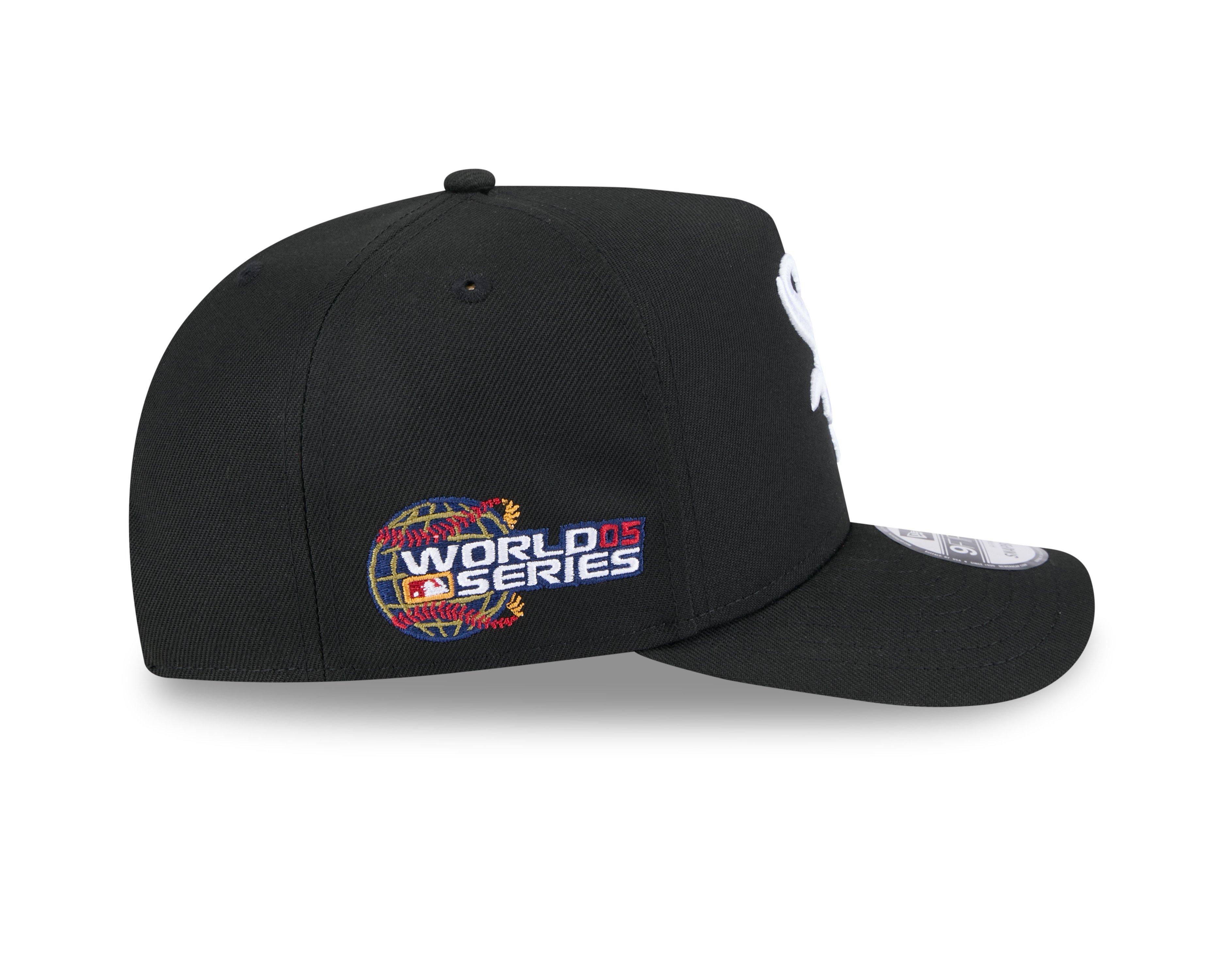 New Era Chicago White Sox 9FIFTY A-Frame Snapback Hat-Black - BLACK Thumbnail View 6