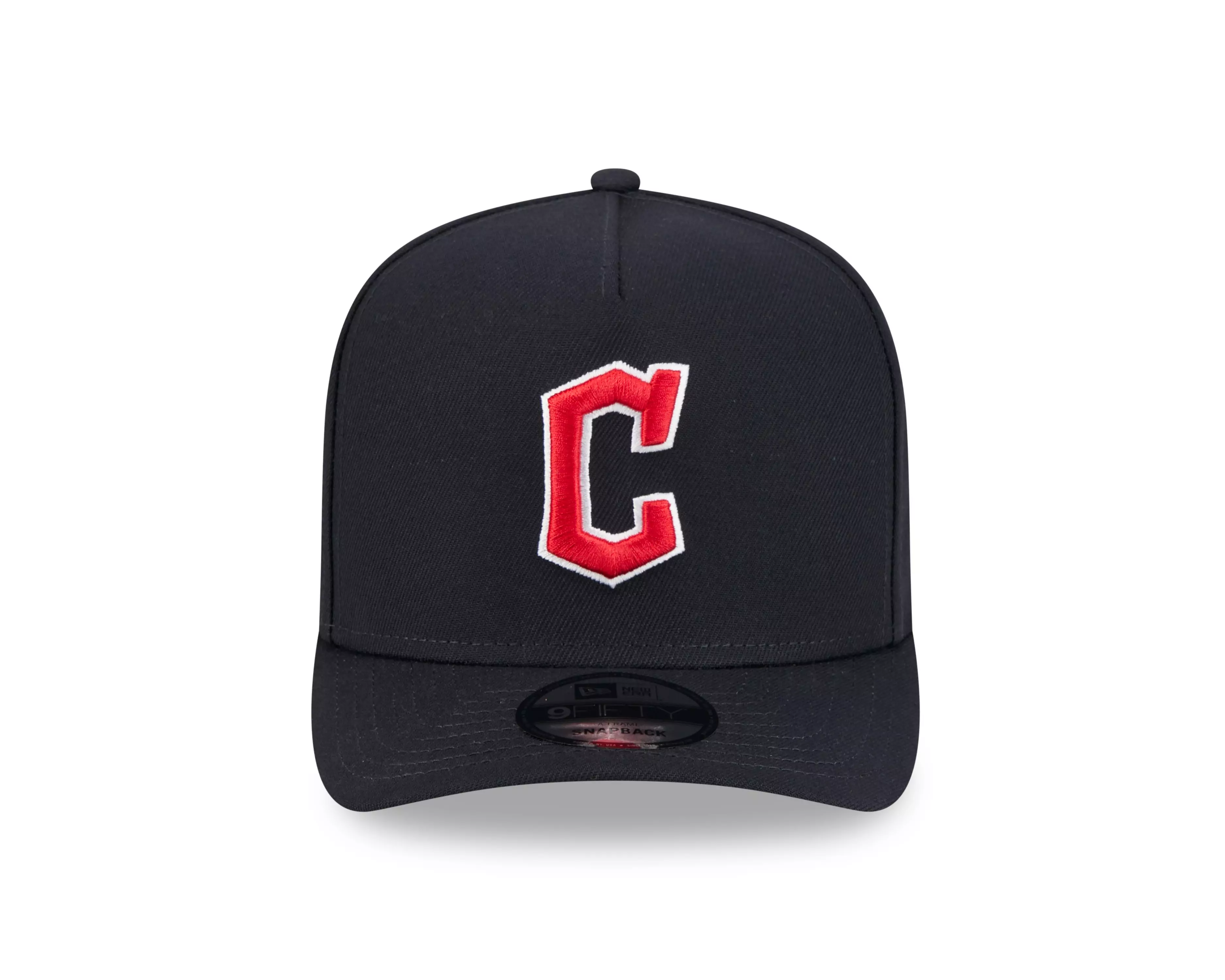 New Era Cleveland Guardians 9FIFTY A-Frame Snapback Hat-Navy - NAVY