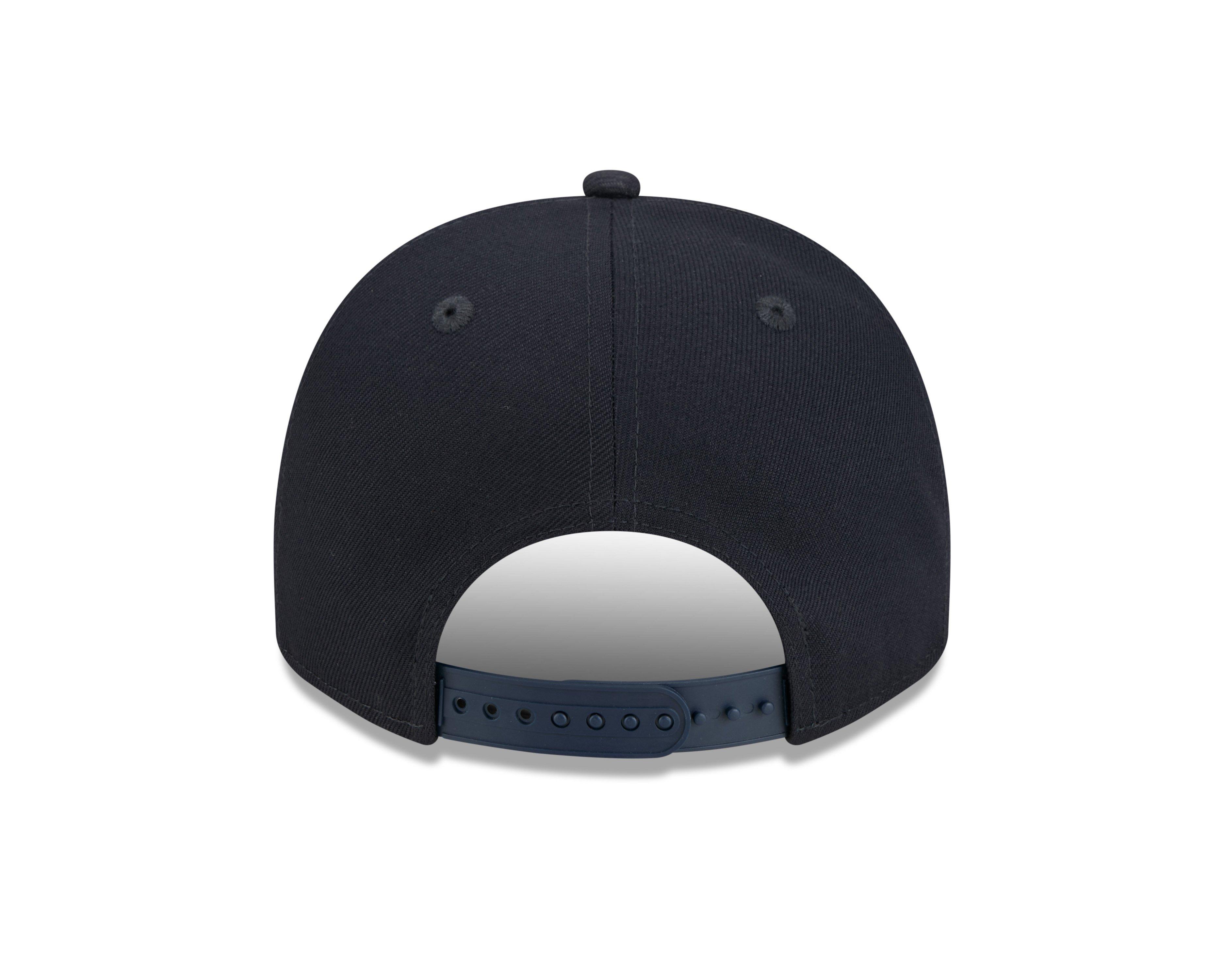New Era Cleveland Guardians 9FIFTY A-Frame Snapback Hat-Navy - NAVY Thumbnail View 4