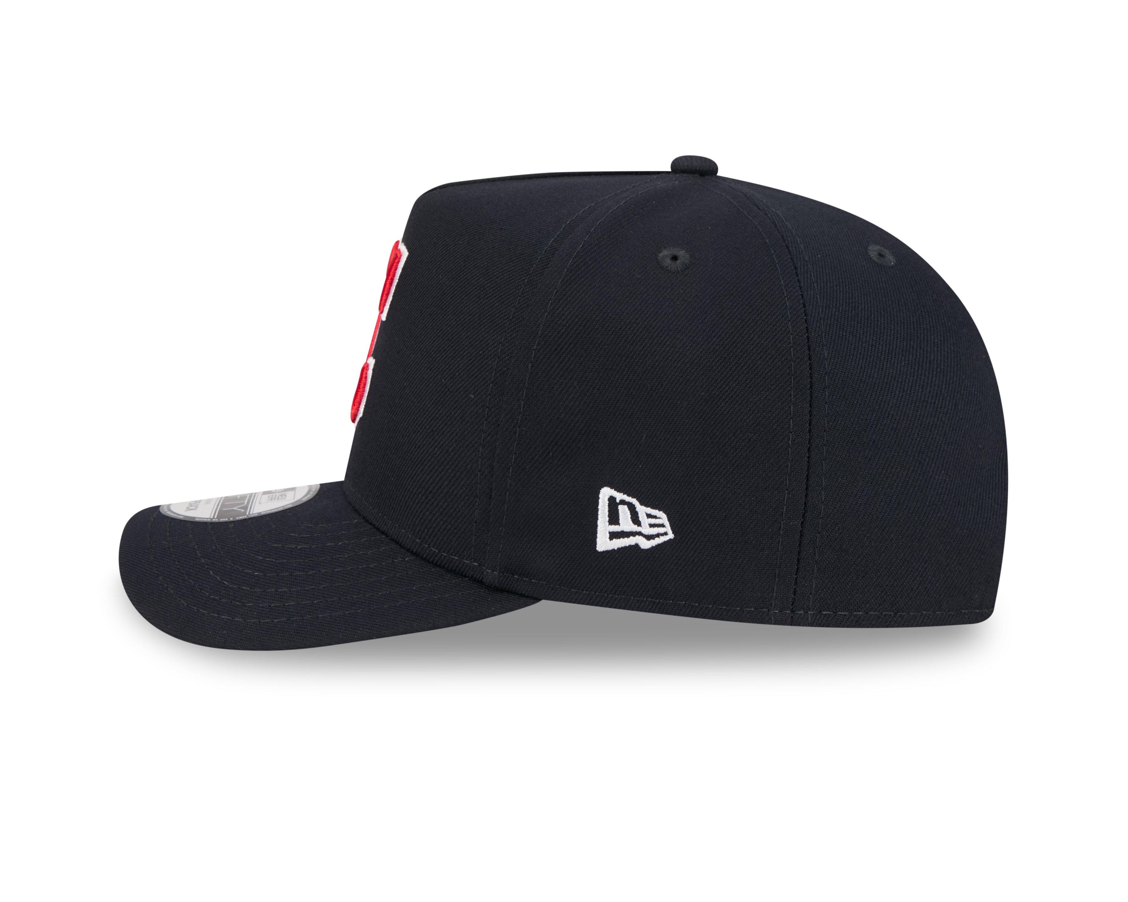 New Era Cleveland Guardians 9FIFTY A-Frame Snapback Hat-Navy - NAVY Thumbnail View 5