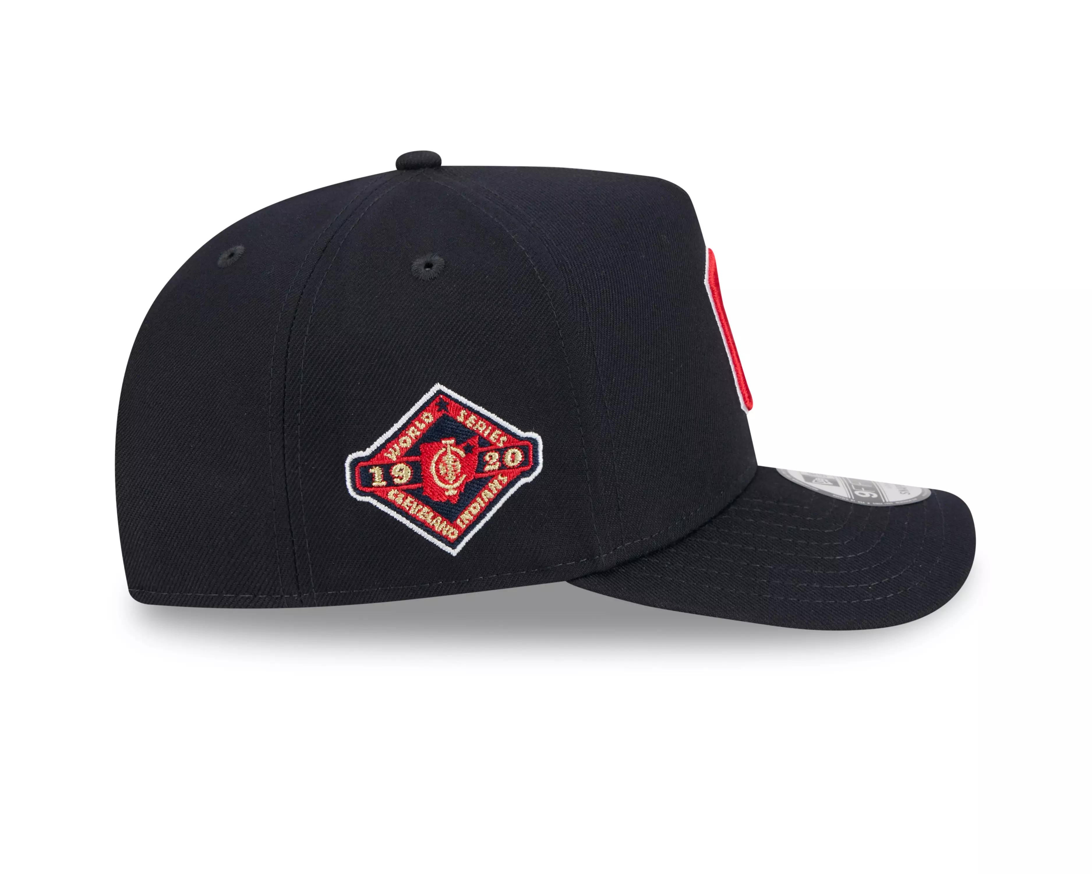 New Era Cleveland Guardians 9FIFTY A-Frame Snapback Hat-Navy - NAVY