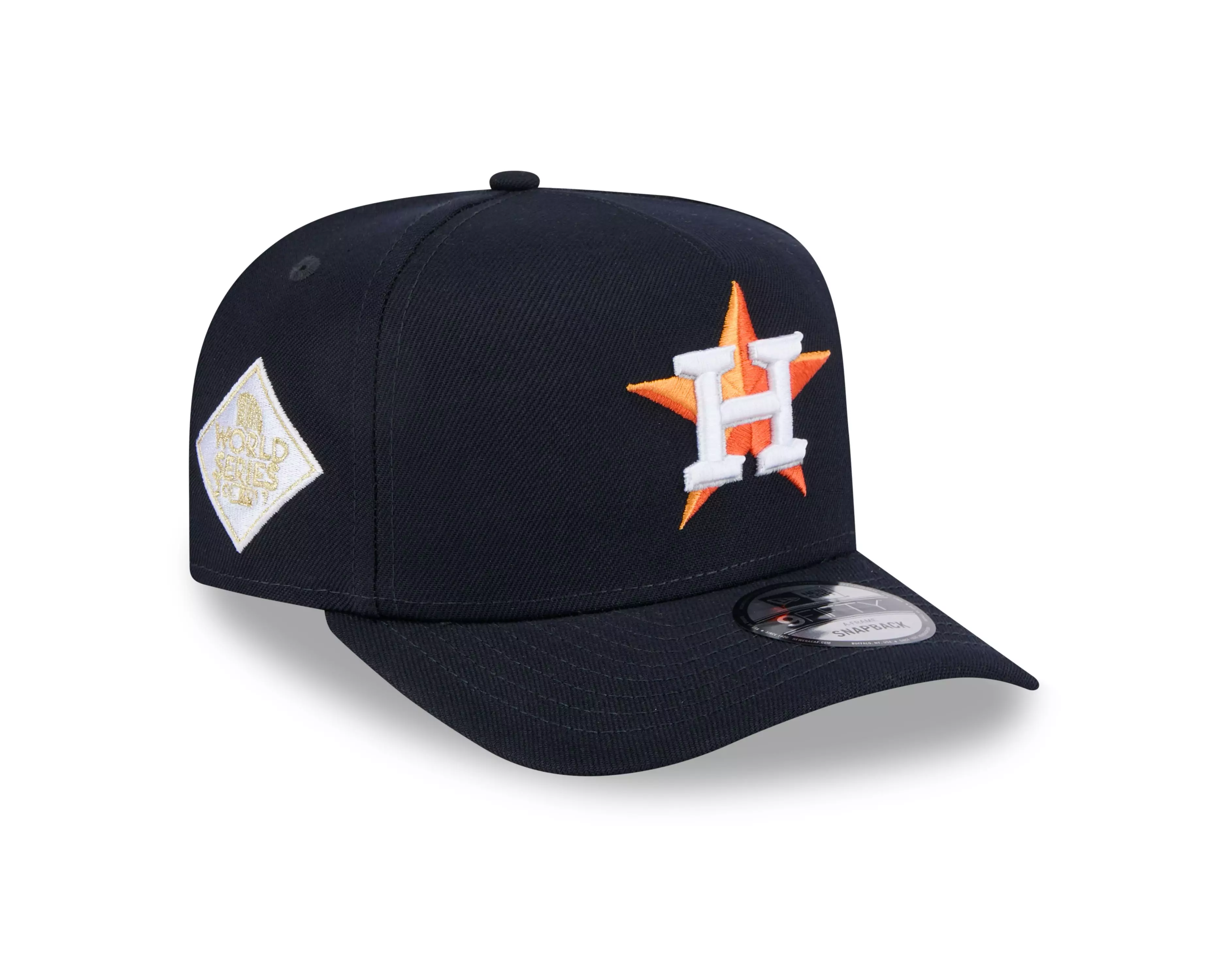 New Era Houston Astros 9FIFTY A-Frame Snapback Hat-Navy - NAVY