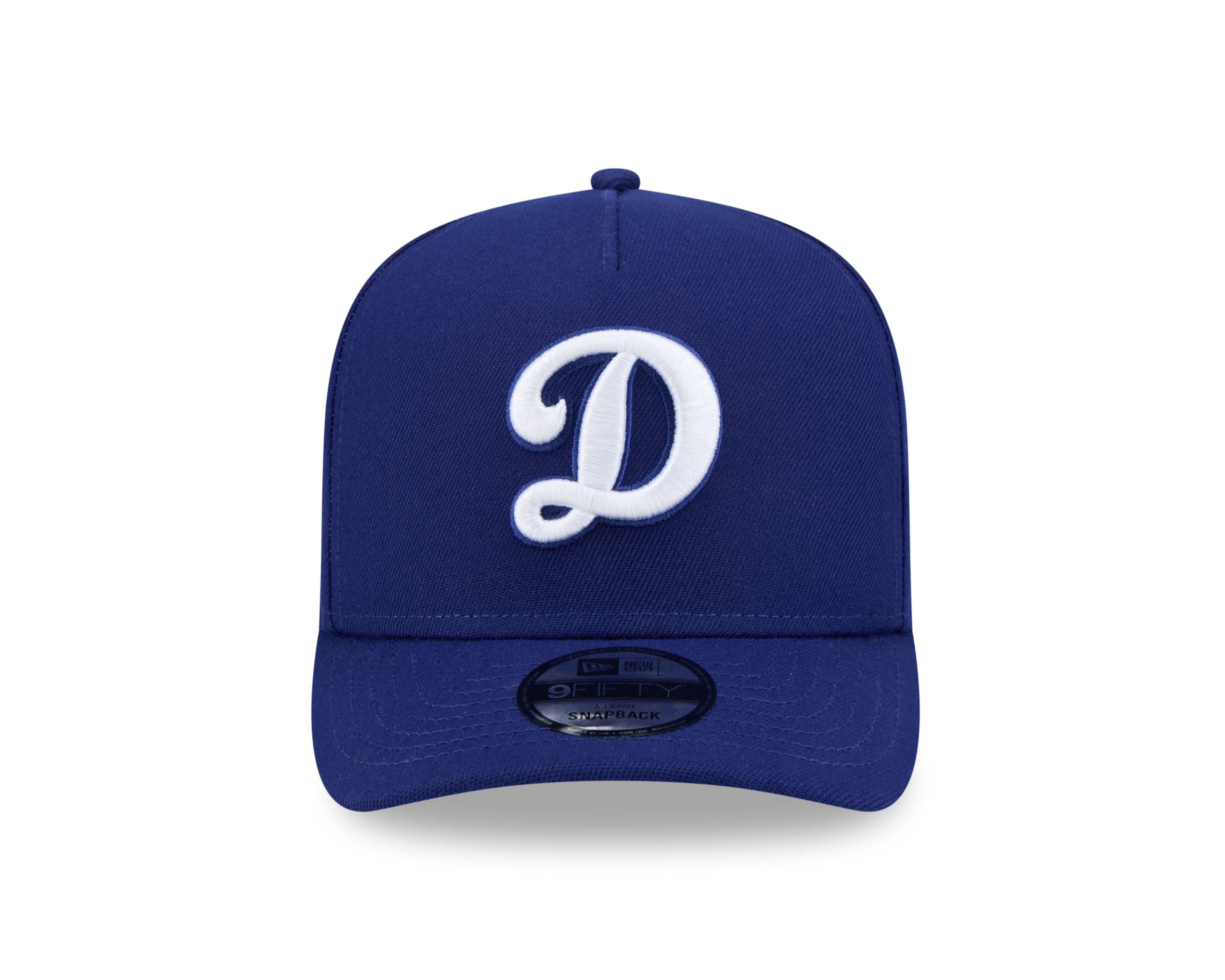New Era Los Angeles Dodgers 9FIFTY A-Frame Snapback Hat-Navy - NAVY Thumbnail View 3