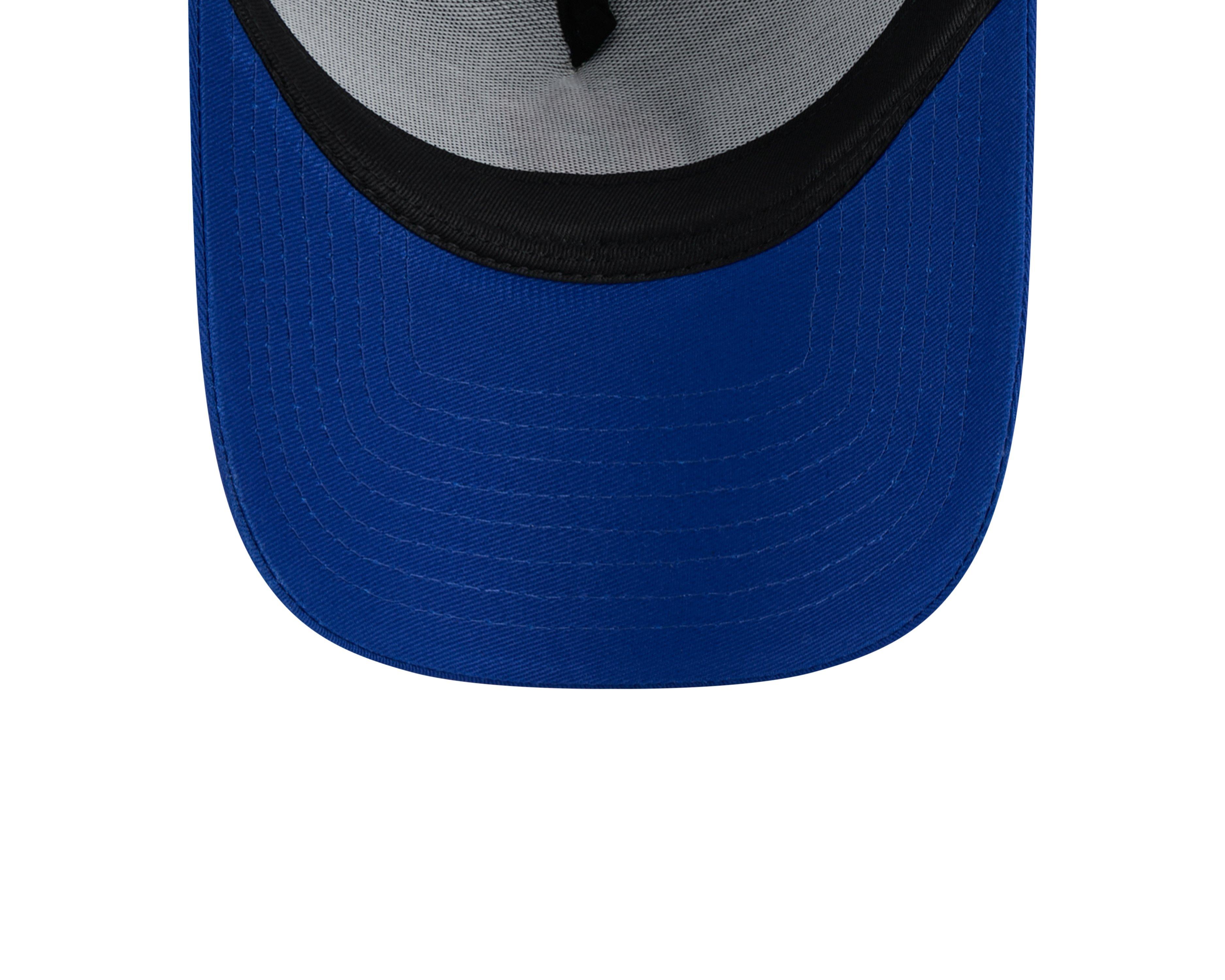 New Era Atlanta Braves 9FORTY A-Frame Cooperstown Trucker Snapback Hat-Royal - ROYAL Thumbnail View 7