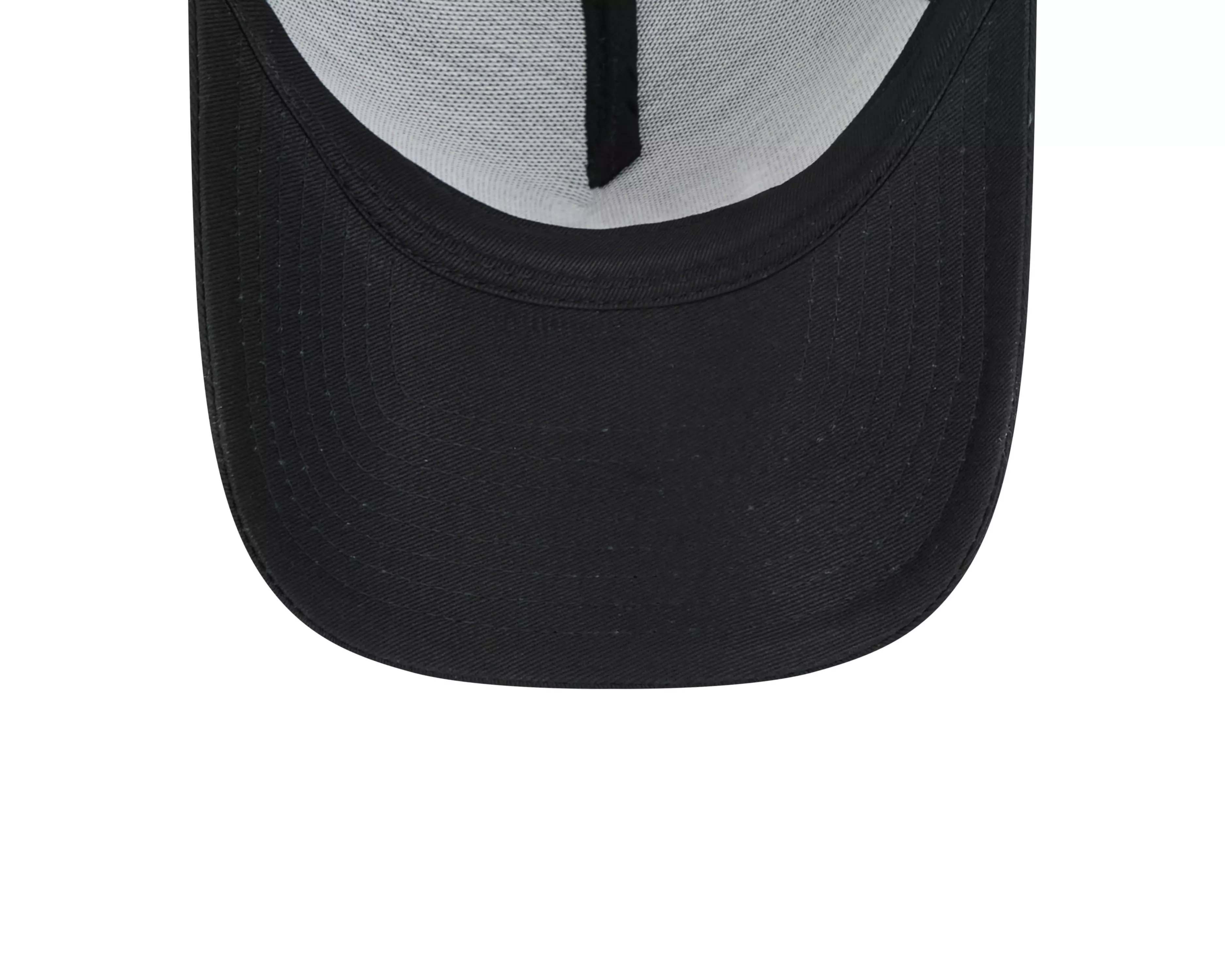 New Era Chicago White Sox 9FORTY A-Frame Trucker Snapback Hat - Black - BLACK
