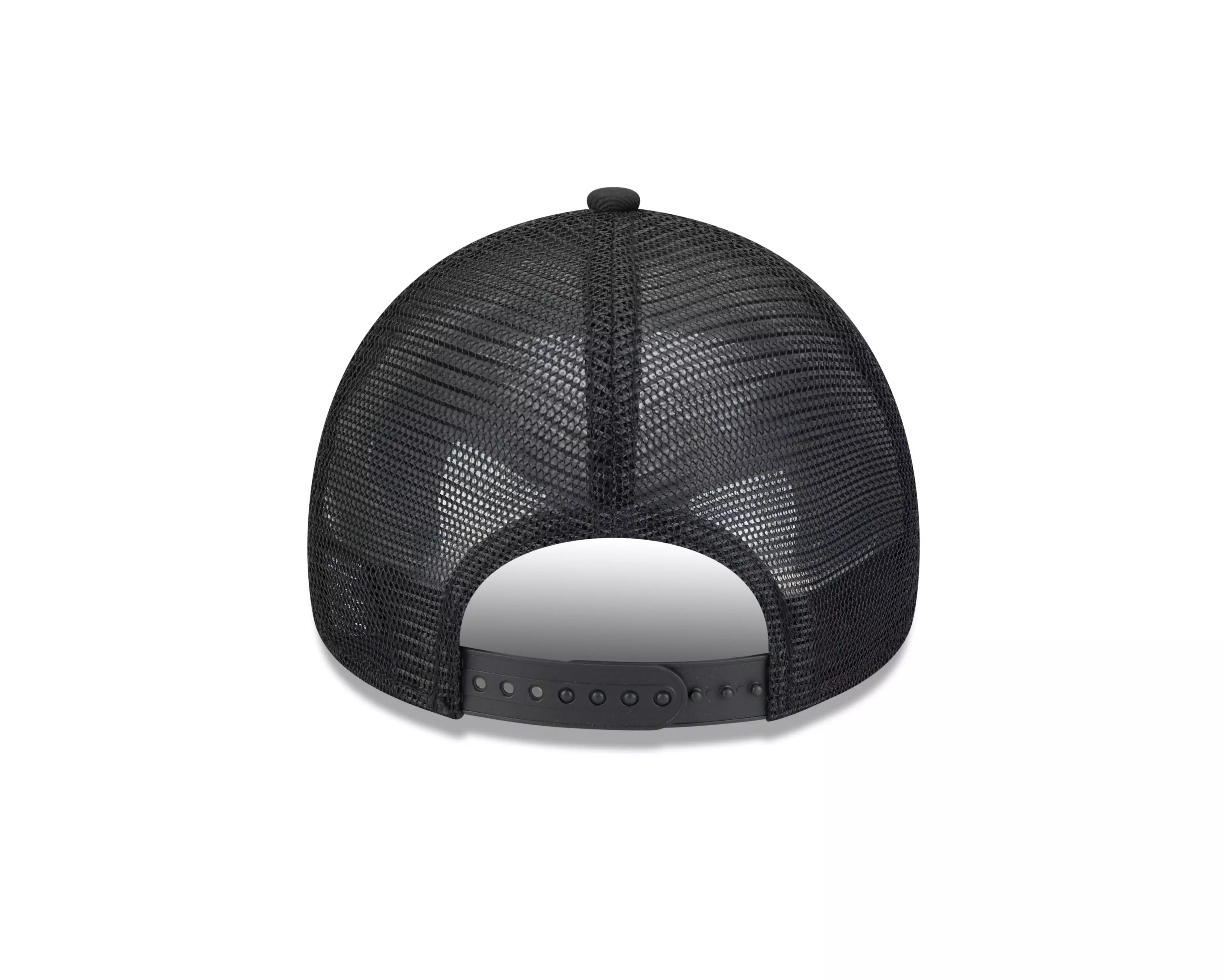New Era Chicago White Sox 9FORTY A-Frame Trucker Snapback Hat - Black - BLACK