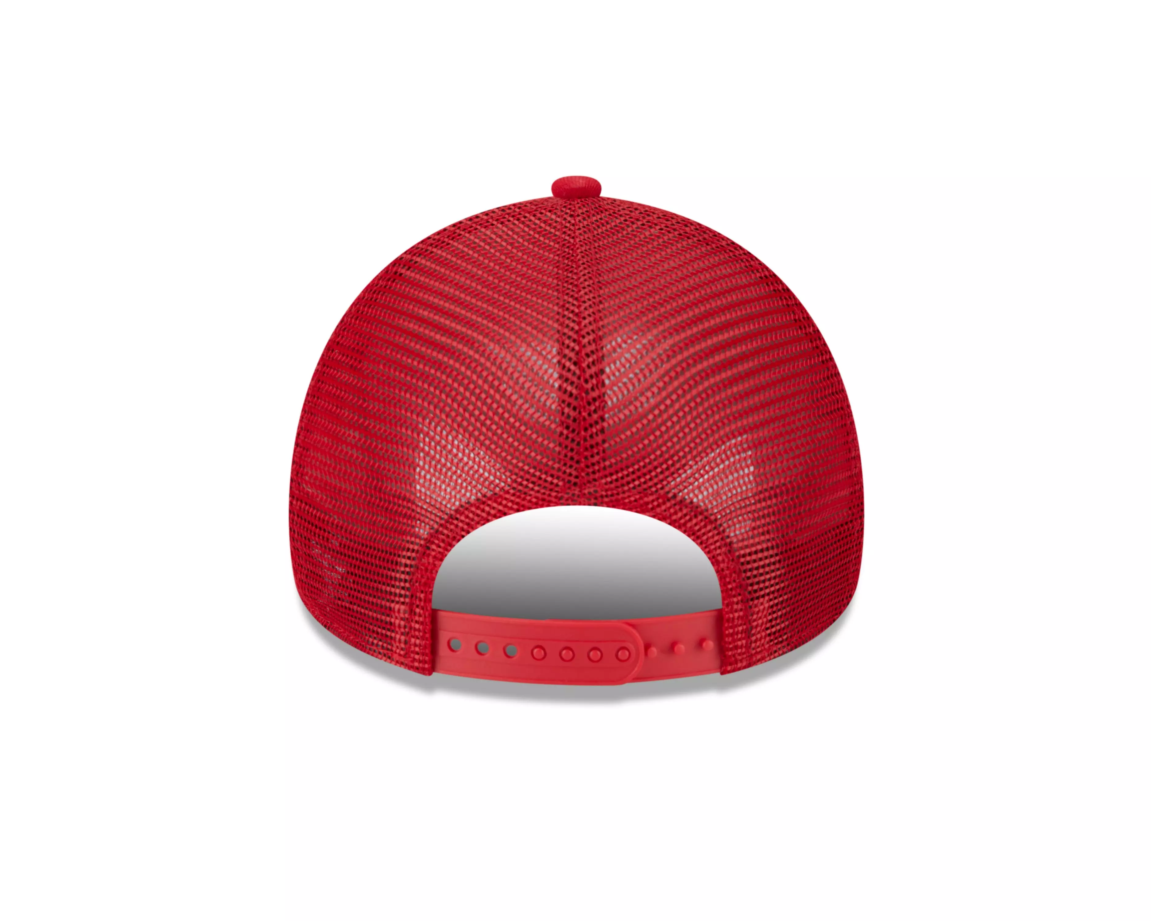 New Era Cincinnati Reds 9FORTY A-Frame Mr. Red Trucker Snapback Hat-Red - RED