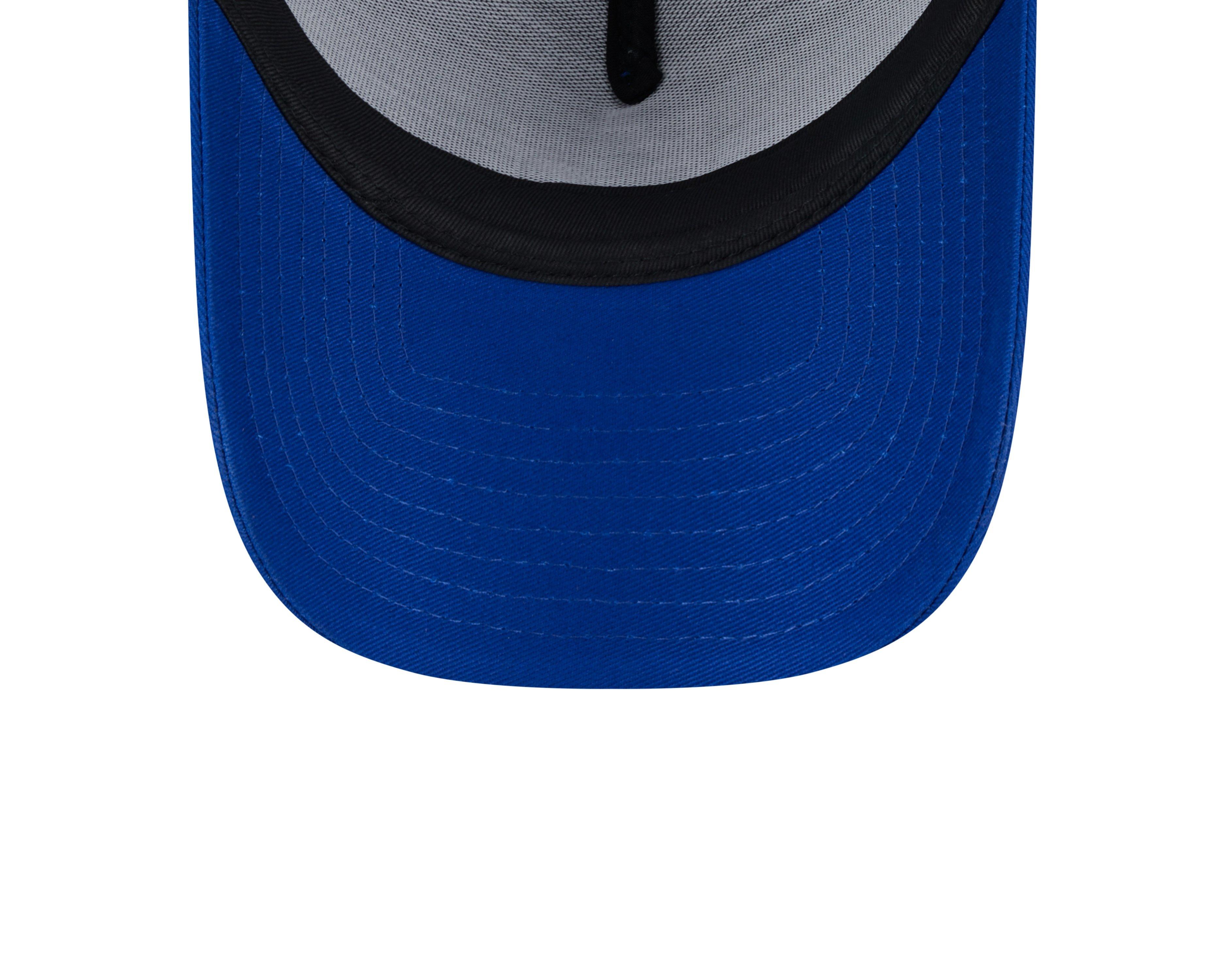 New Era Kansas City Royals 9FORTY A-Frame Trucker Snapback Hat-Royal - ROYAL Thumbnail View 7