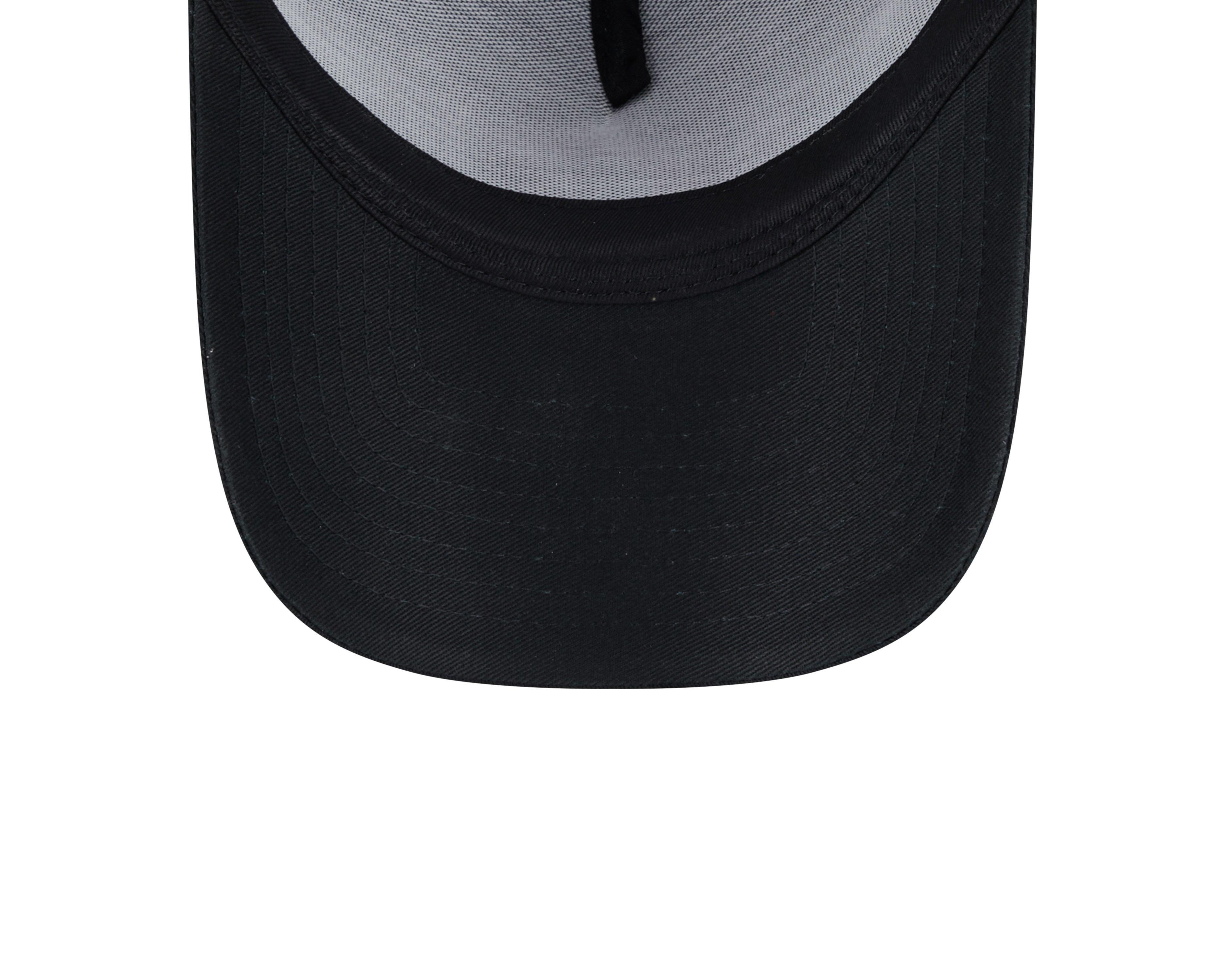 New Era Pittsburgh Pirates 9FORTY A-Frame Trucker Snapback Hat-Black - BLACK Thumbnail View 7