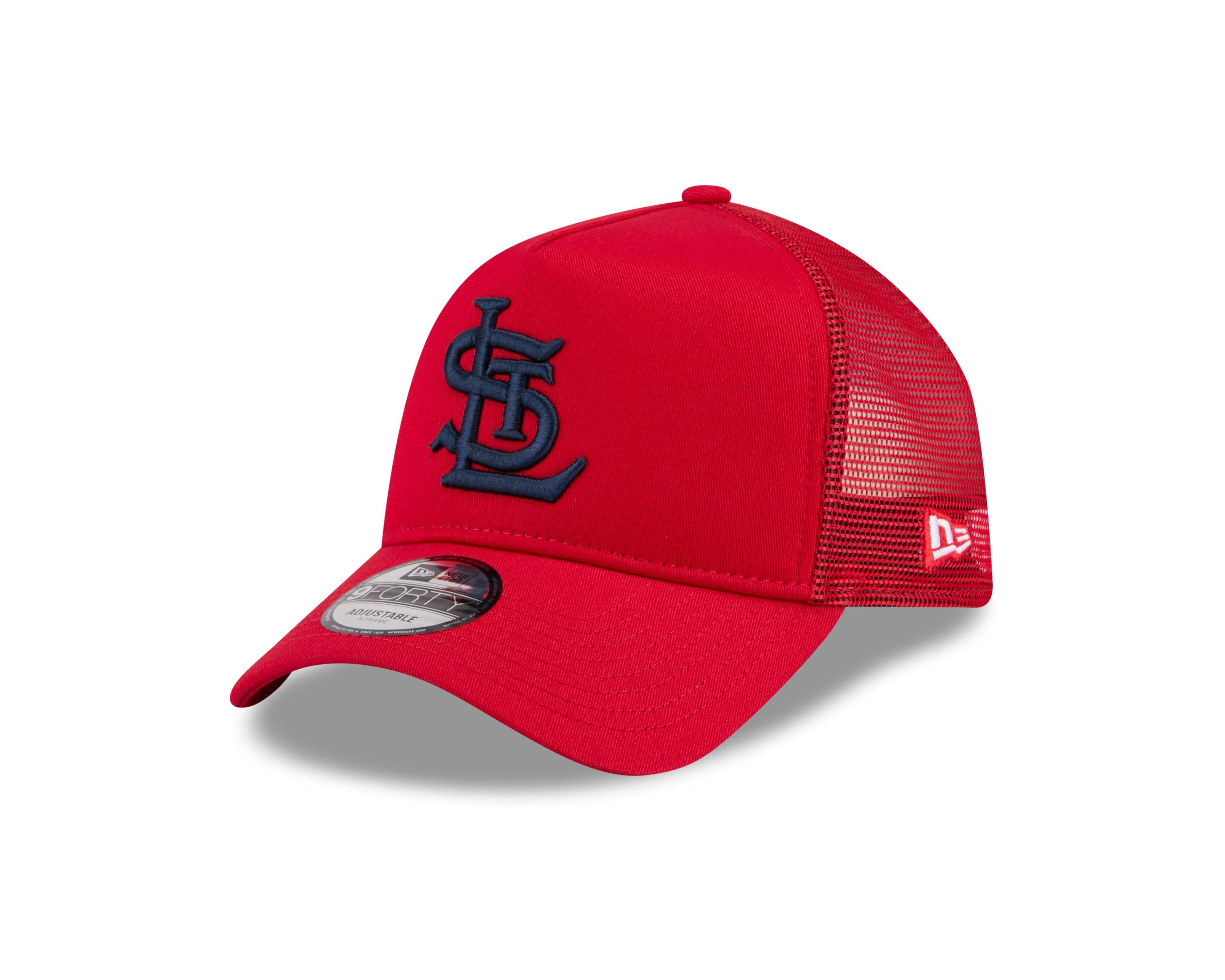 New Era St. Louis Cardinals 9FORTY A-Frame Cooperstown Red Trucker Snapback Hat