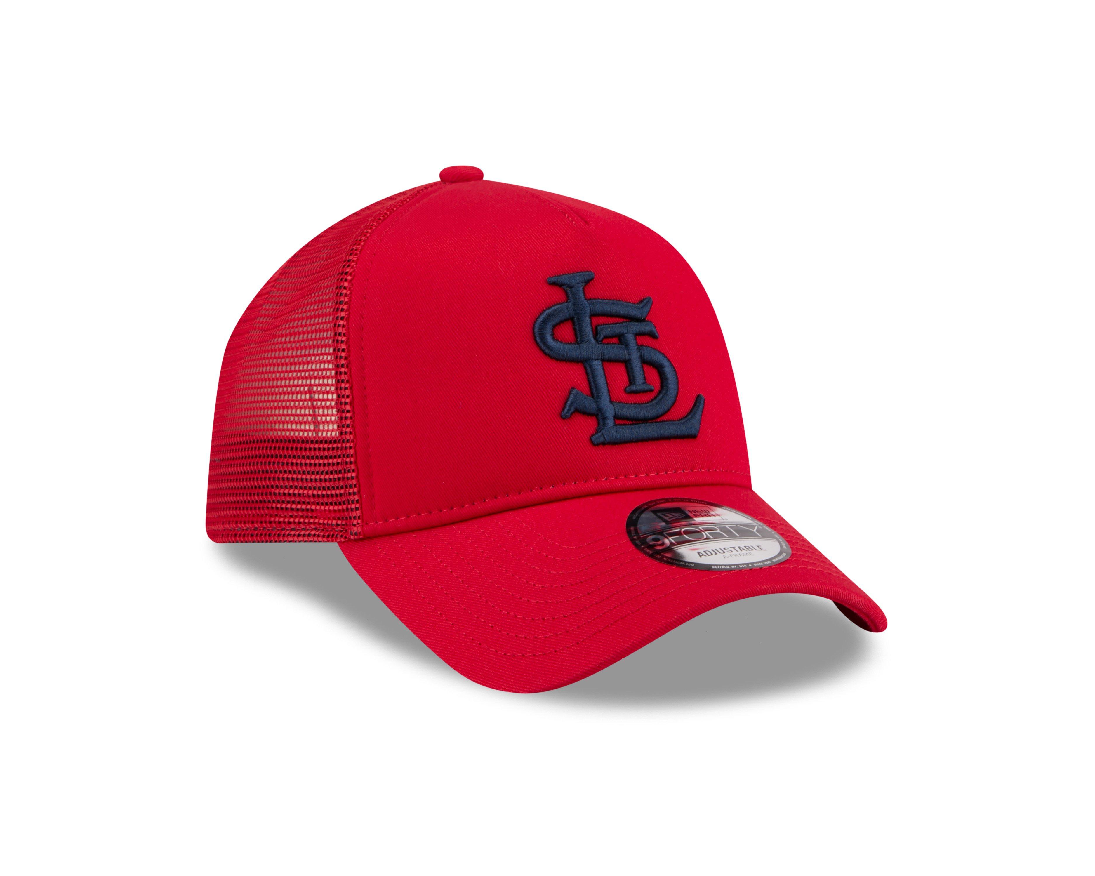 New Era St. Louis Cardinals 9FORTY A-Frame Cooperstown Red Trucker Snapback Hat