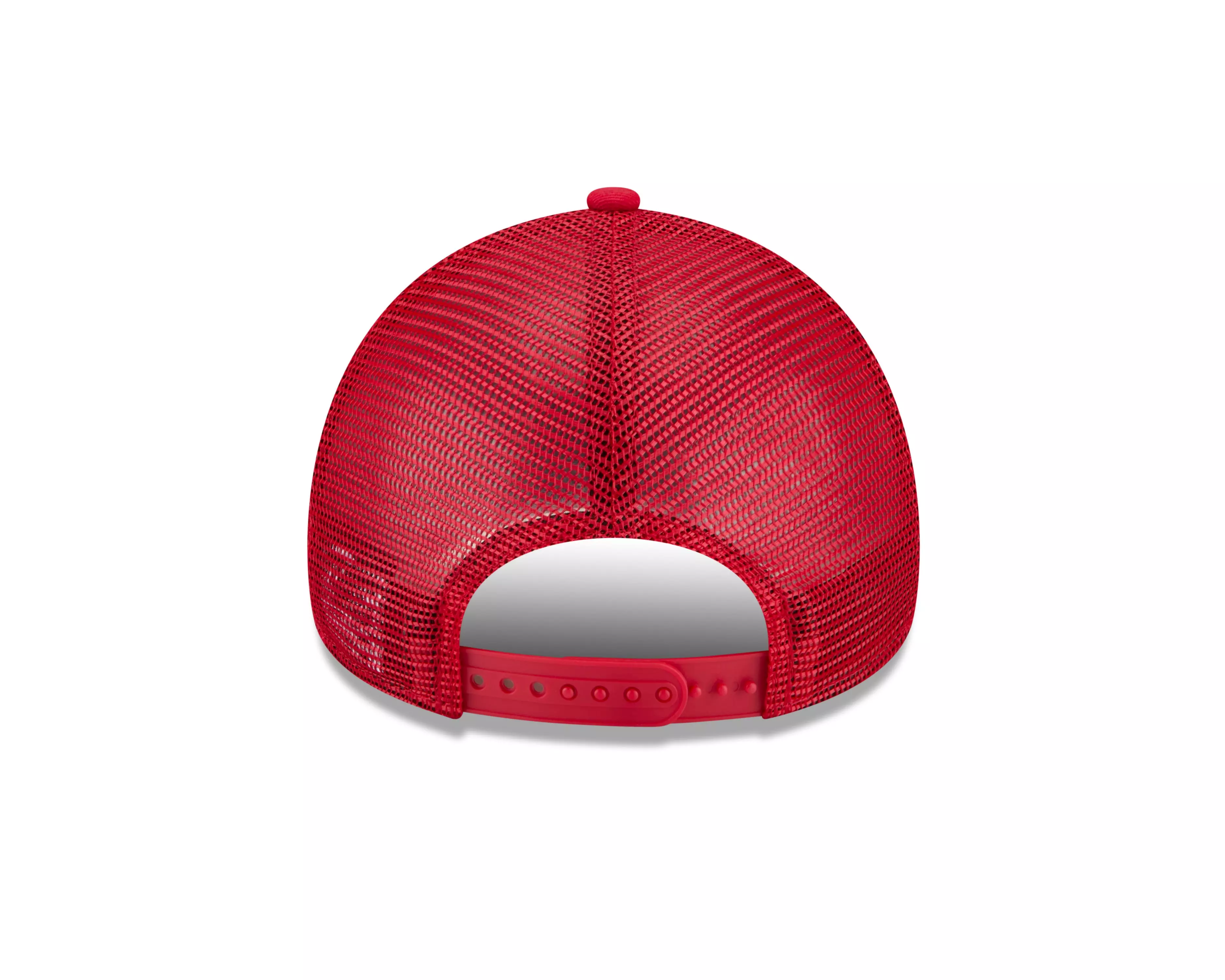 New Era St. Louis Cardinals 9FORTY A-Frame Cooperstown Trucker Snapback Hat-Red - RED