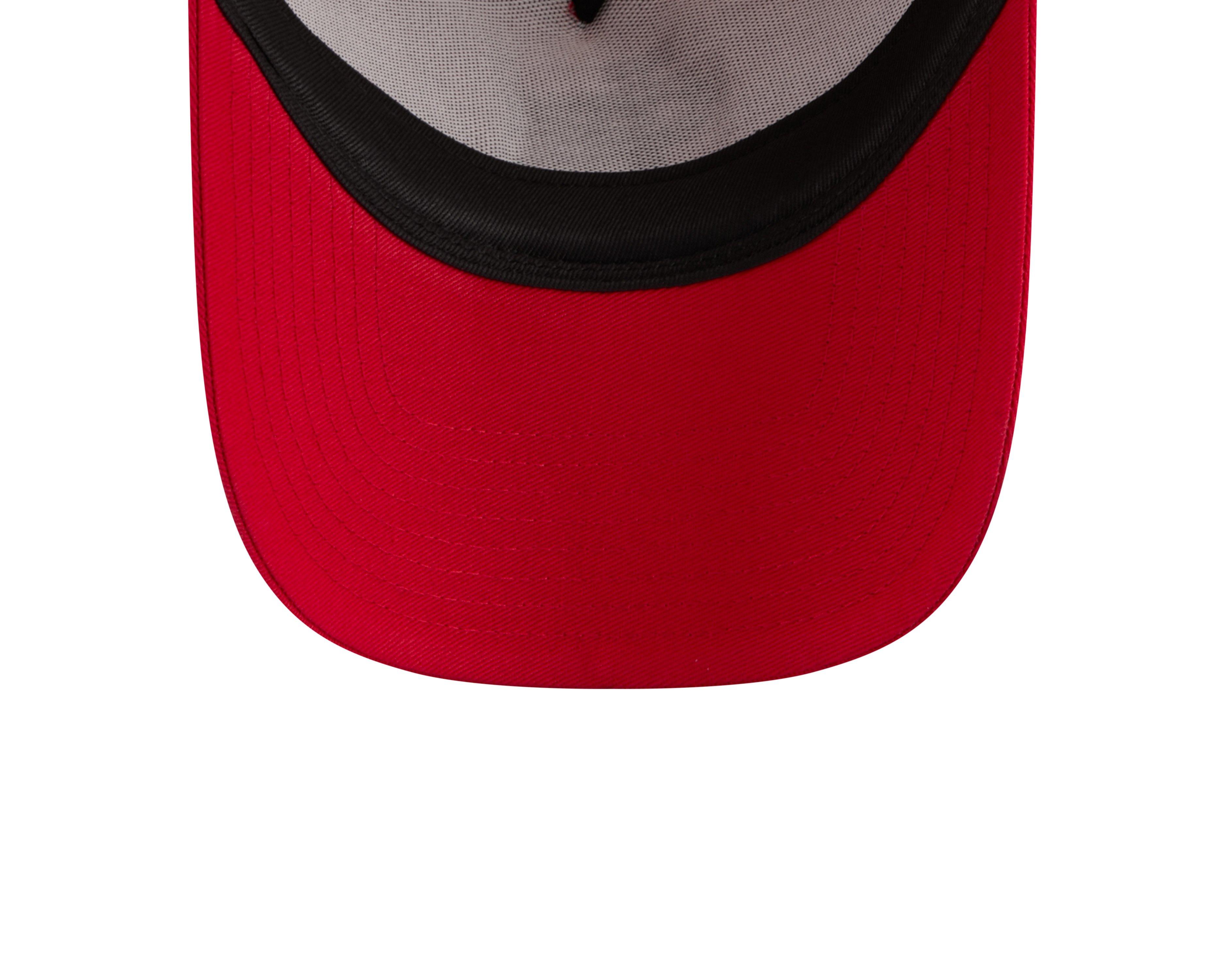 New Era St. Louis Cardinals 9FORTY A-Frame Cooperstown Trucker Snapback Hat-Red - RED Thumbnail View 7