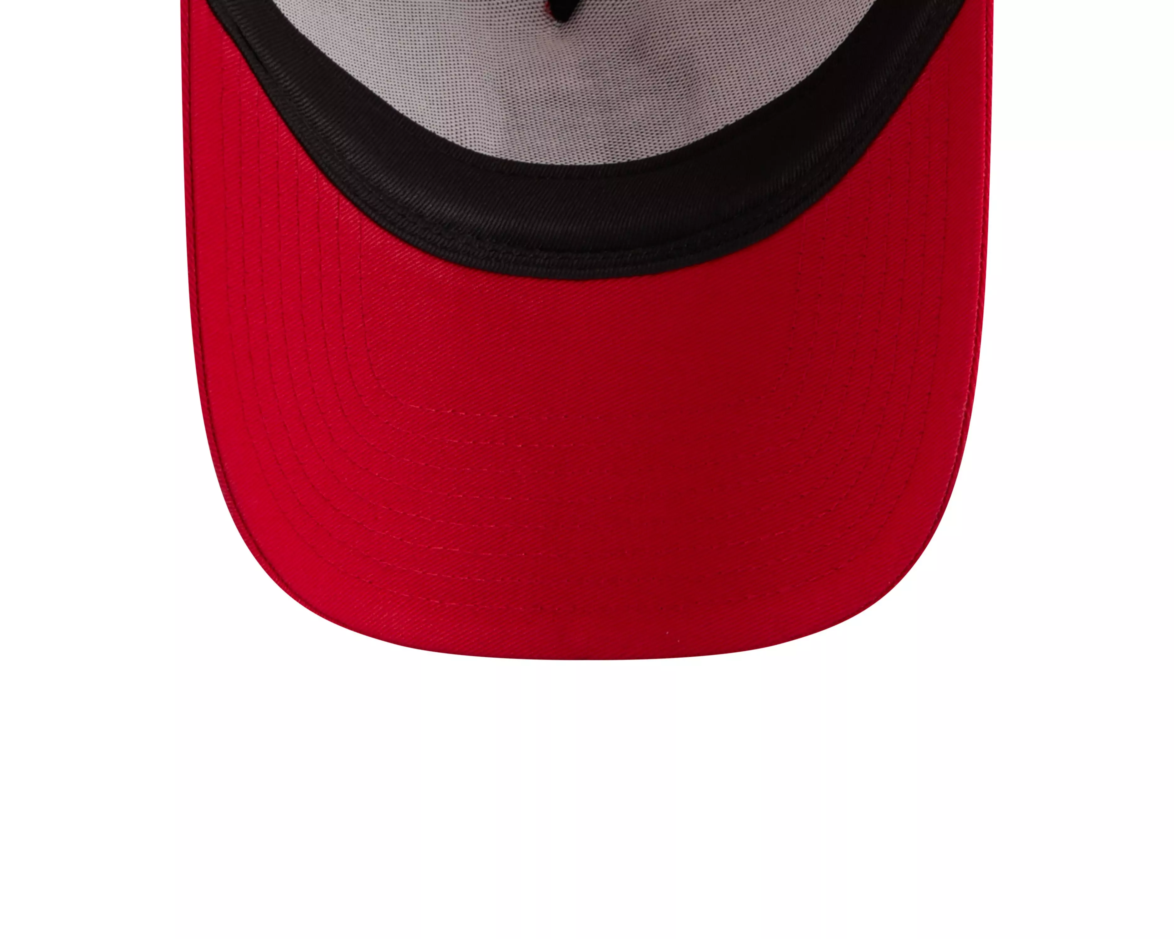 New Era St. Louis Cardinals 9FORTY A-Frame Cooperstown Trucker Snapback Hat-Red - RED