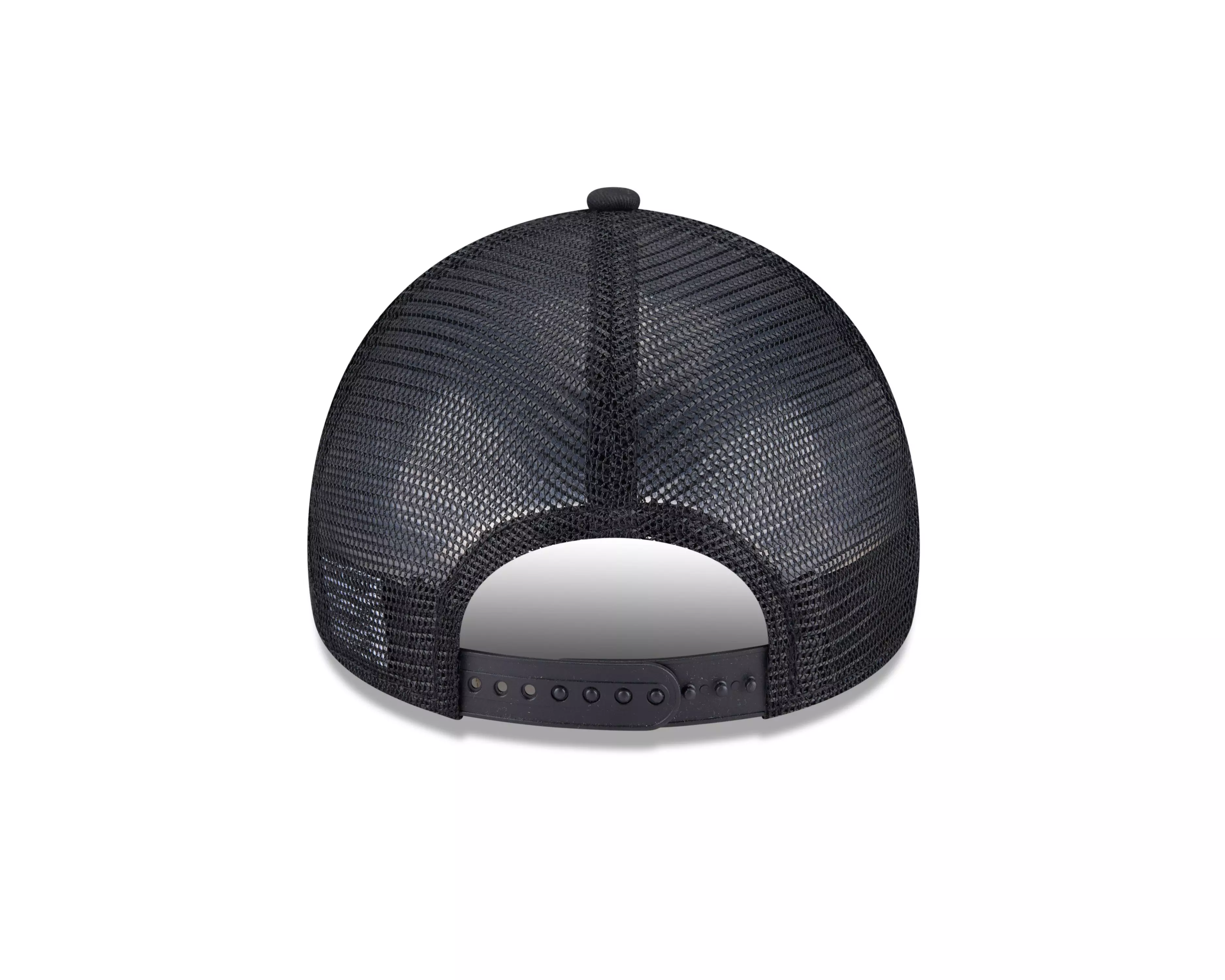 New Era Tampa Bay Rays 9FORTY A-Frame Cooperstown Trucker Snapback Hat-Black - BLACK