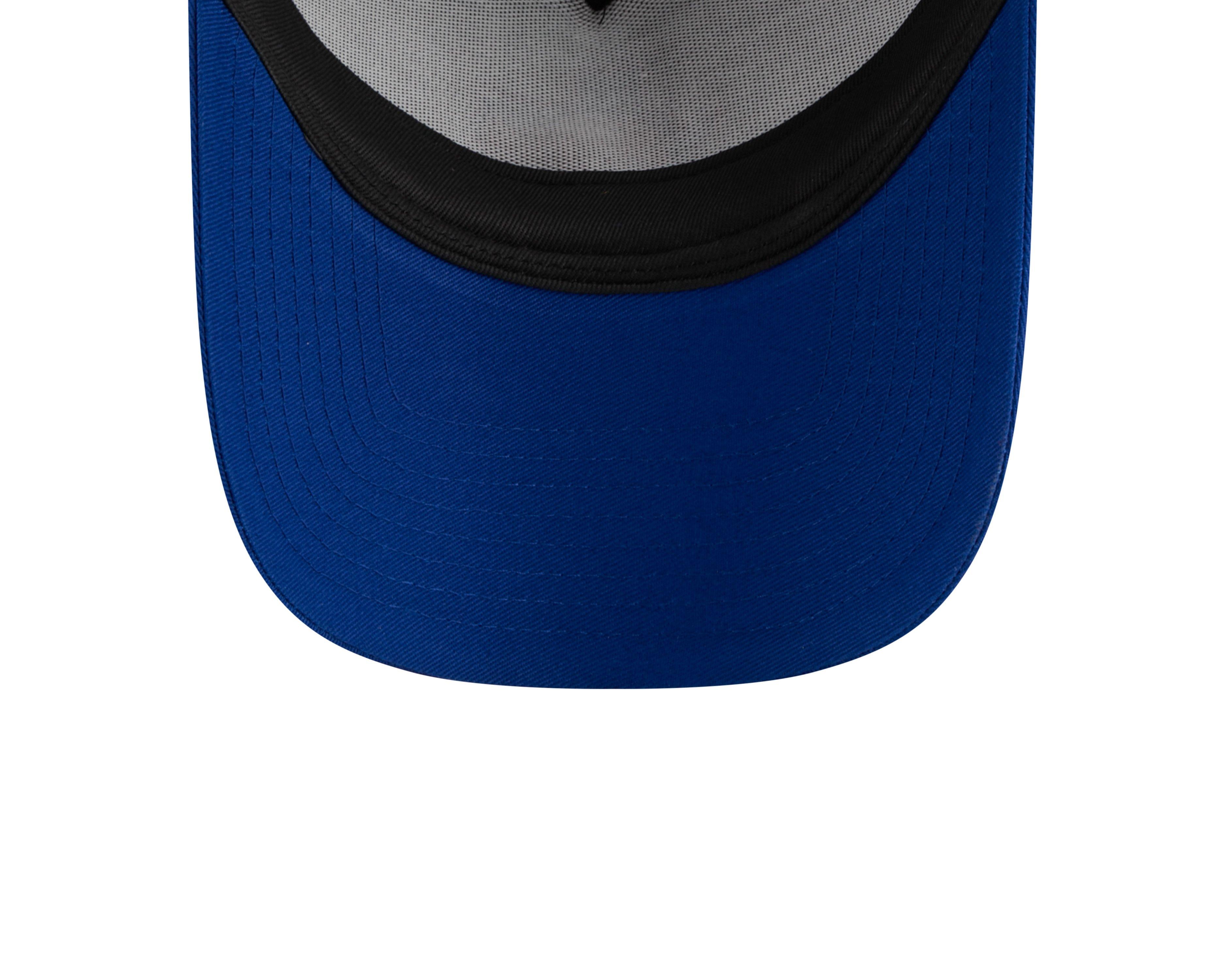 New Era Texas Rangers 9FORTY A-Frame Cooperstown Trucker Snapback Hat-Royal - ROYAL Thumbnail View 7