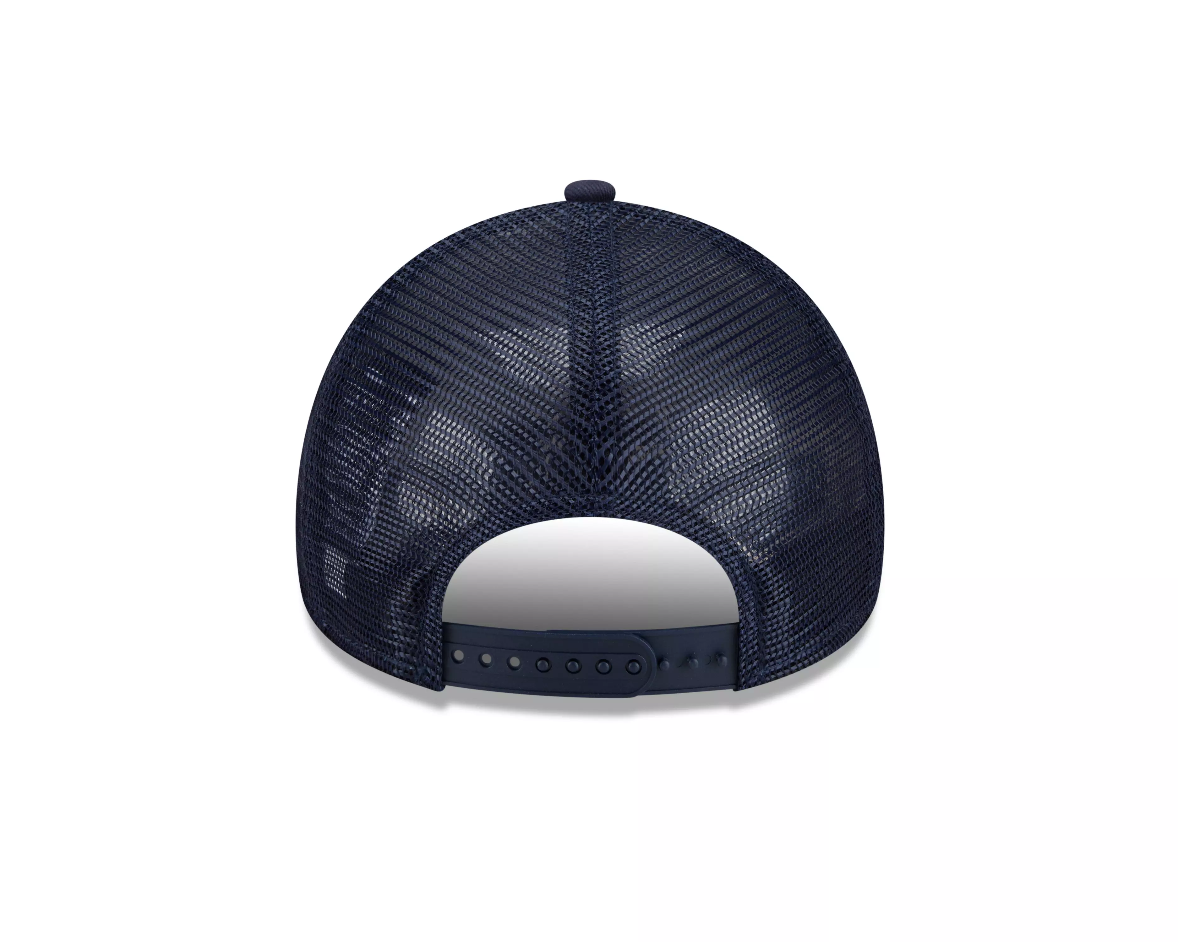 New Era Los Angeles Dodgers 9FORTY A-Frame City Trucker Snapback Hat-Blue - BLUE