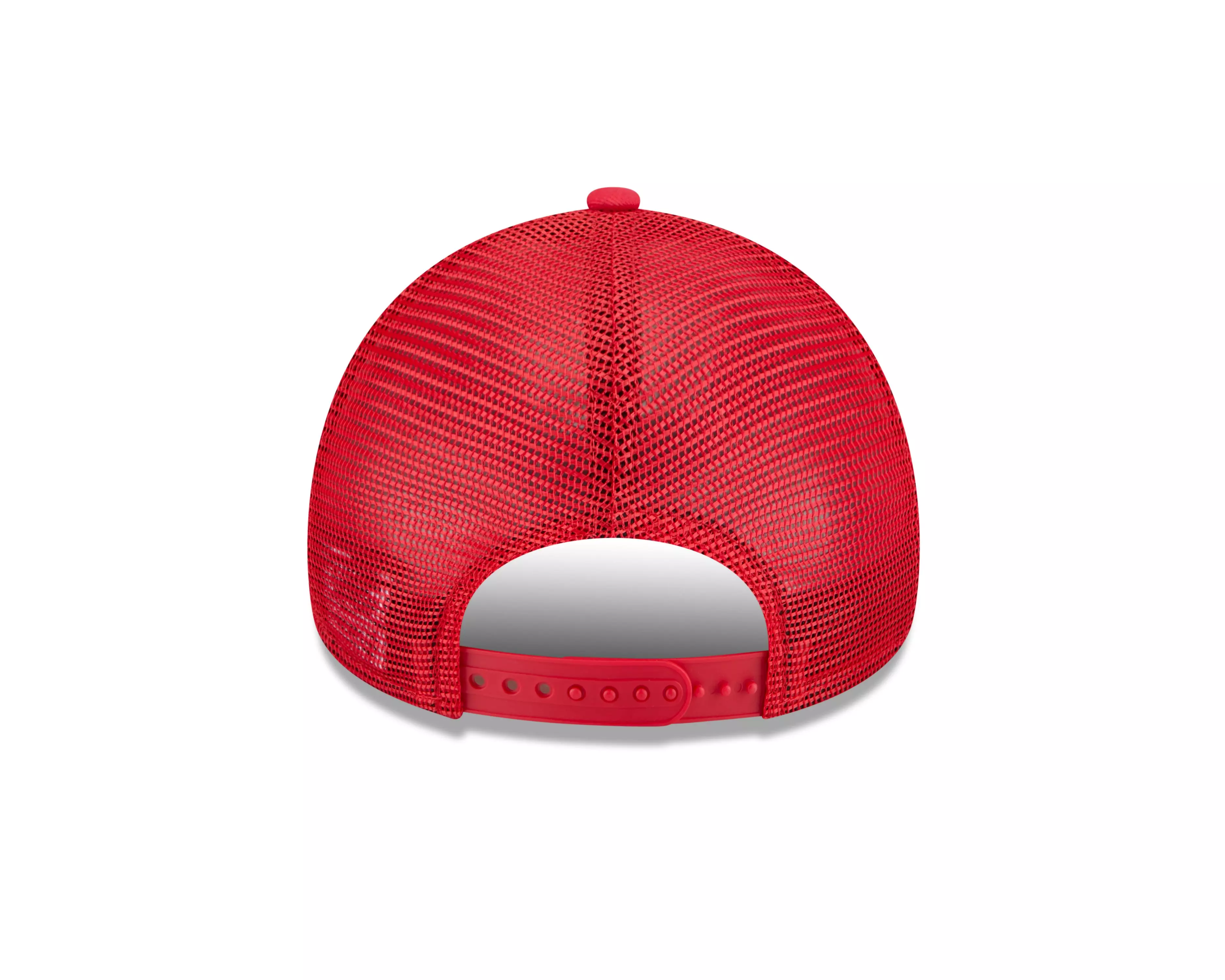 New Era Houston Rockets 9FORTY A-Frame Trucker Snapback Hat-Red - RED