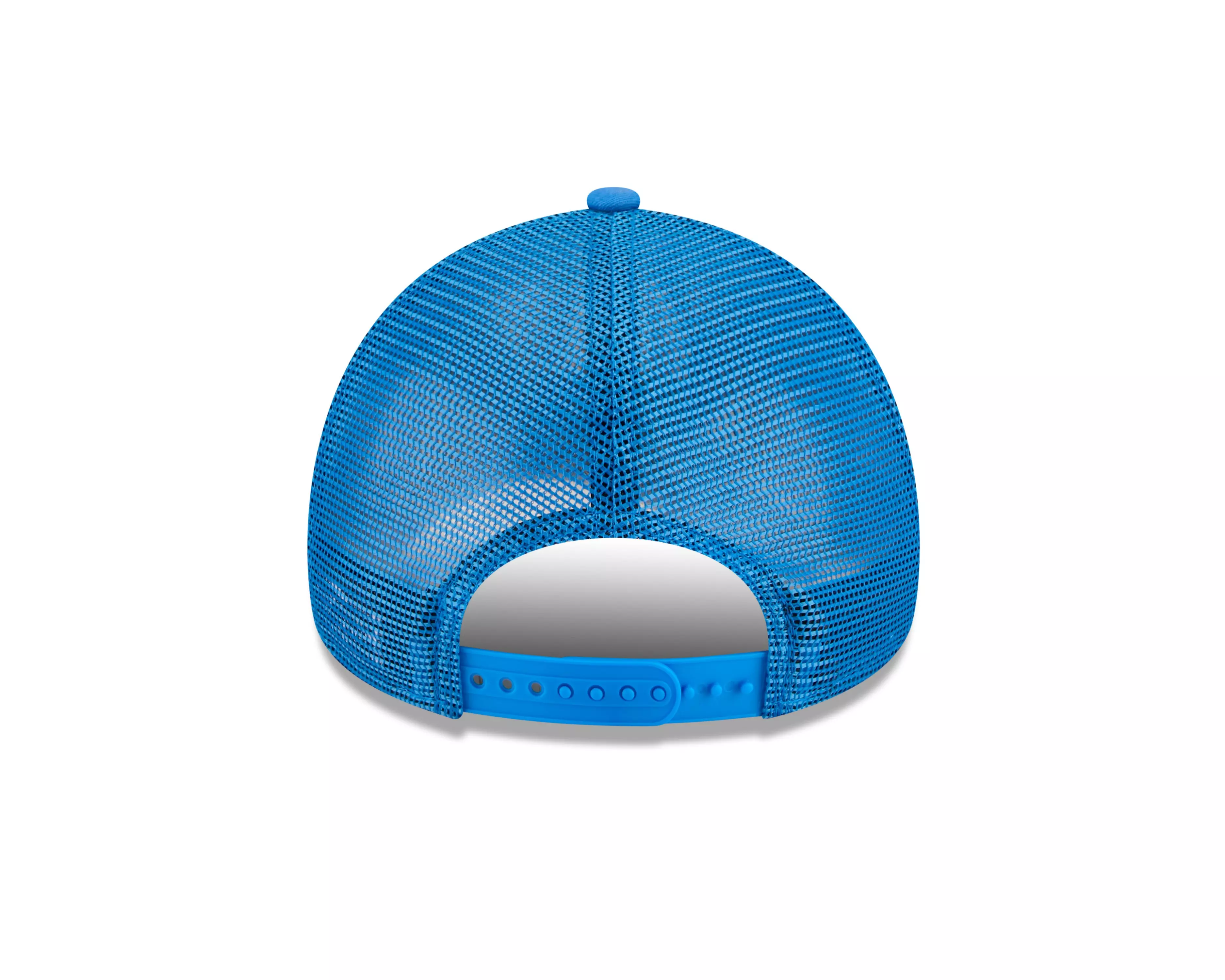 New Era Oklahoma City Thunder 9FORTY A-Frame Trucker Snapback Hat-Blue - BLUE