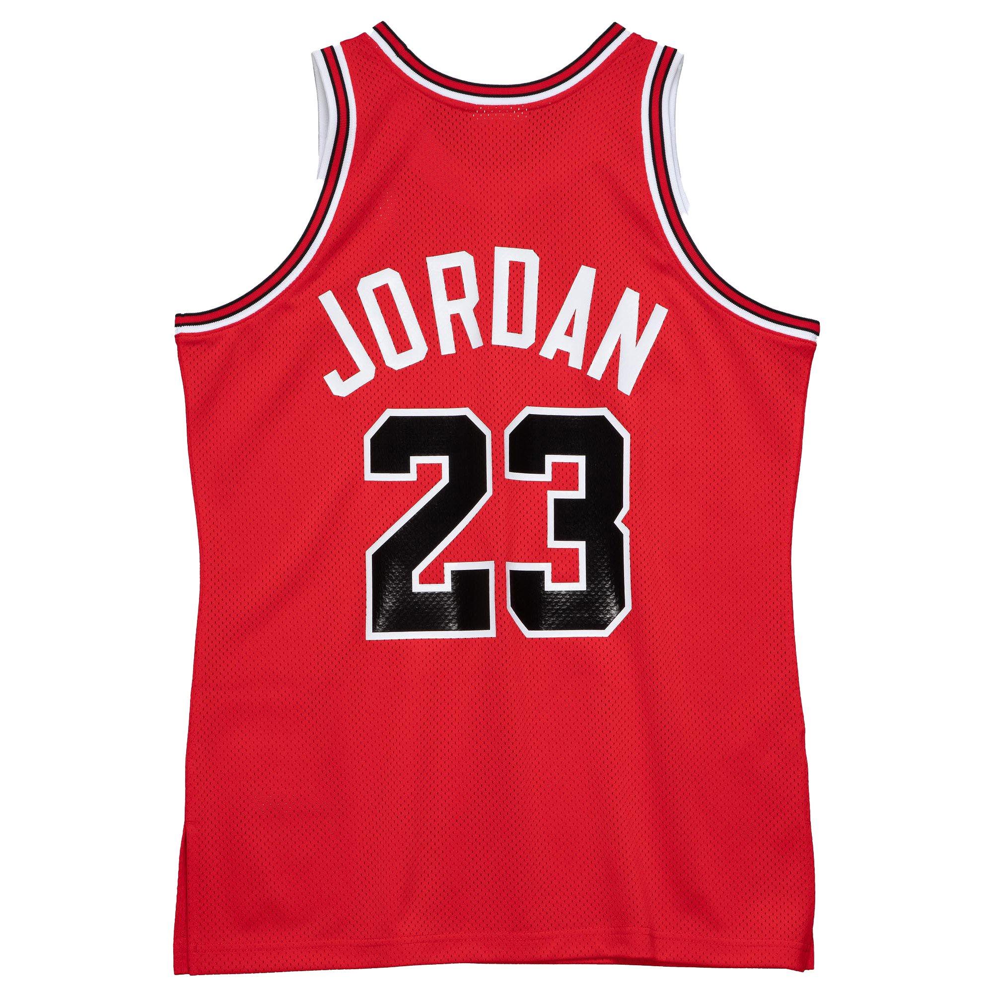 Mitchell & Ness Chicago Bulls Michael Jordan Authentic 1991 Jersey - Red - RED Thumbnail View 2