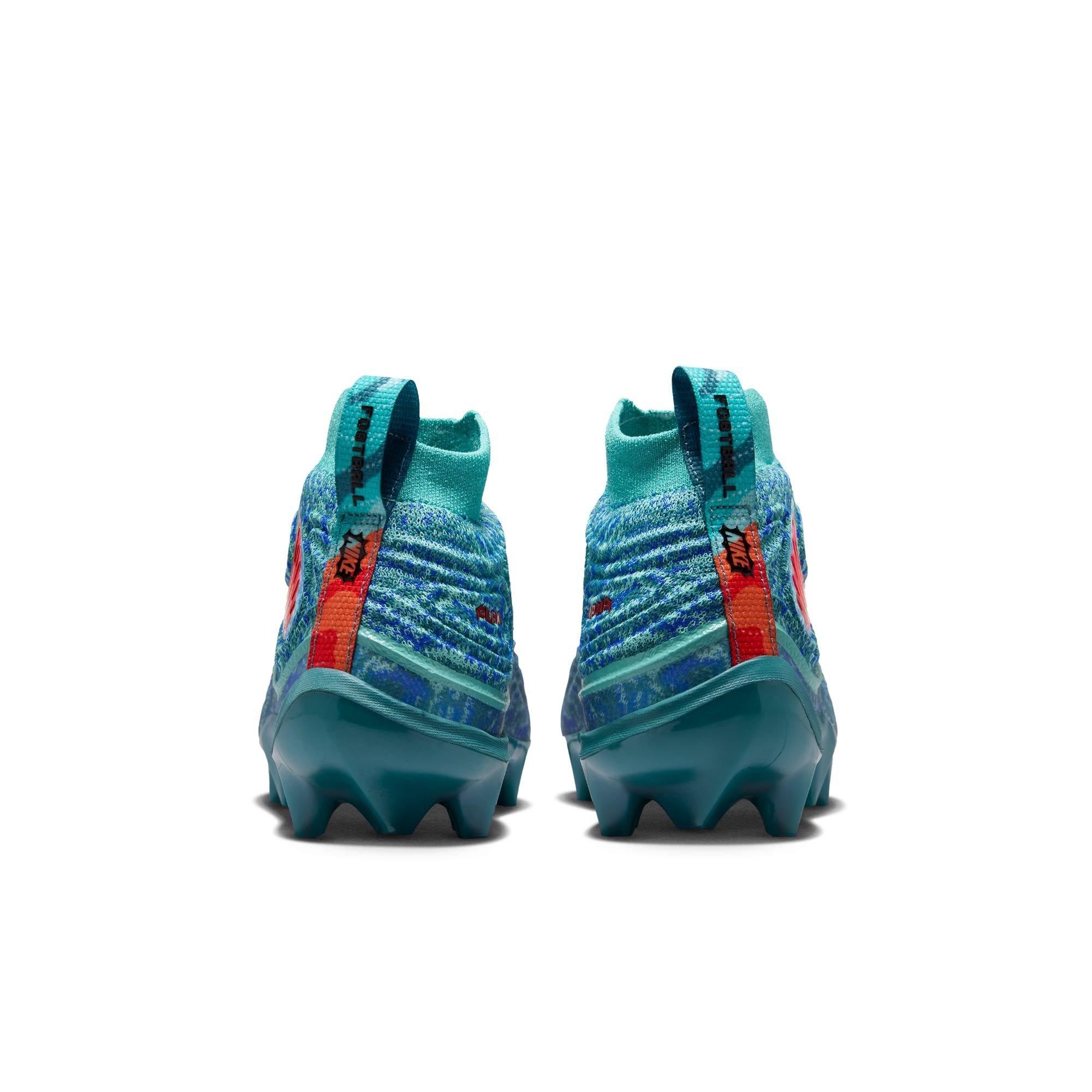 Nike Alpha Menace 5 Elite "Mineral Teal" Men's Football Cleat - MINERAL TEAL/BRIGHT CRIMSON/WASHED TEAL Thumbnail View 10