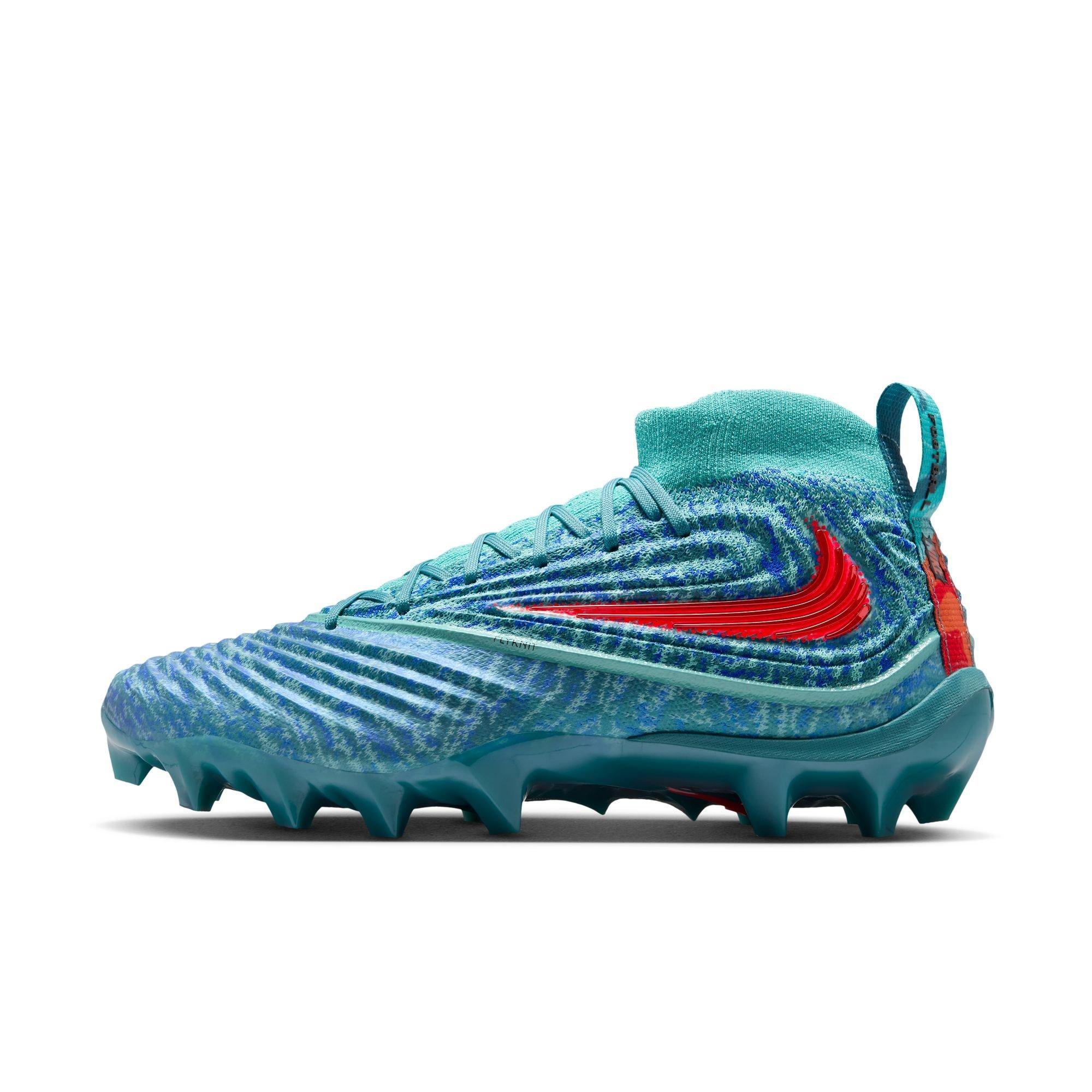 Nike Alpha Menace 5 Elite "Mineral Teal" Men's Football Cleat - MINERAL TEAL/BRIGHT CRIMSON/WASHED TEAL Thumbnail View 8