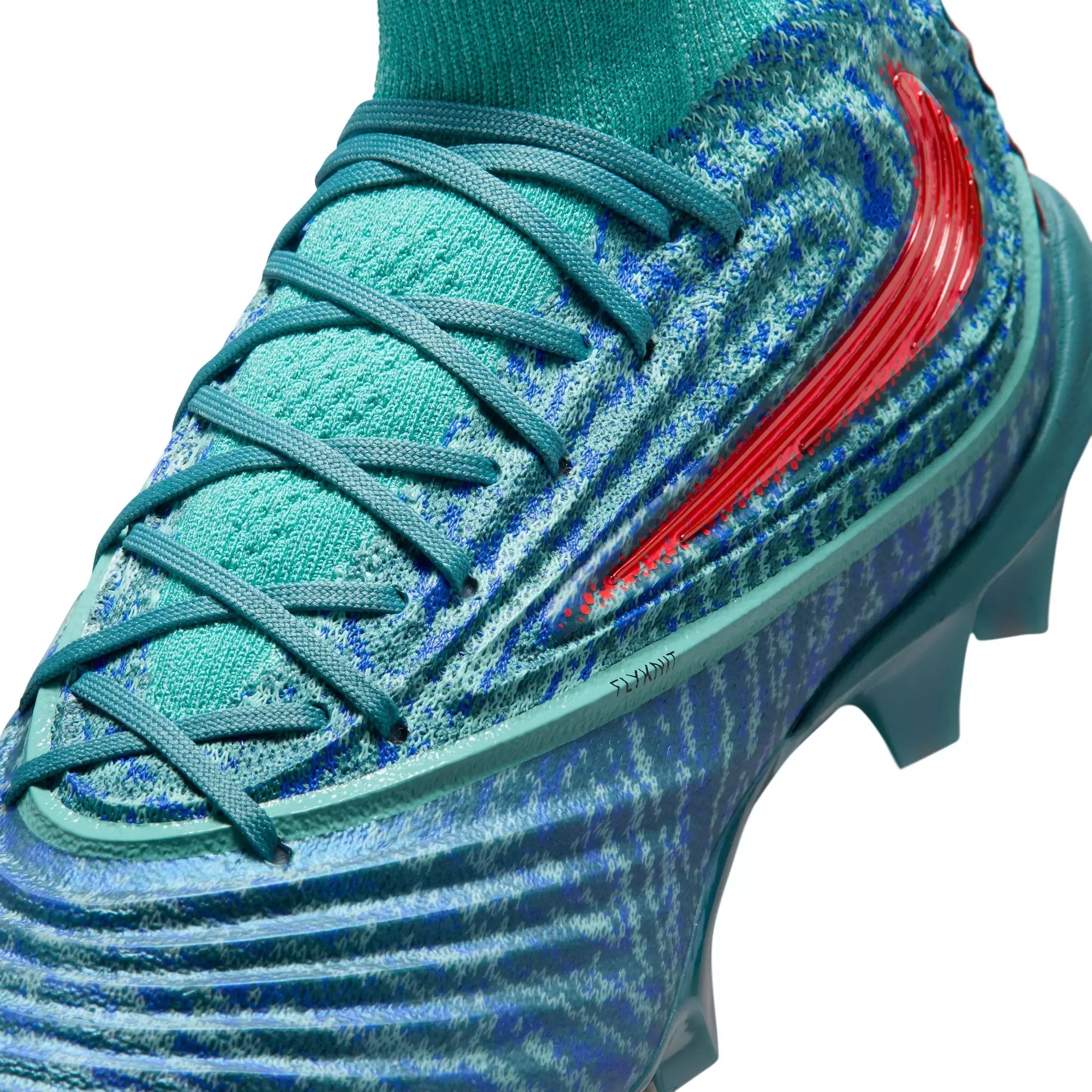Nike Alpha Menace 5 Elite "Mineral Teal" Men's Football Cleat - MINERAL TEAL/BRIGHT CRIMSON/WASHED TEAL