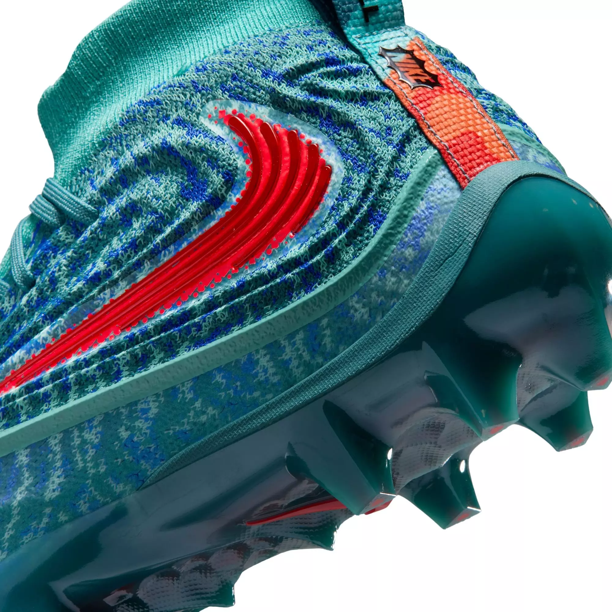 Nike Alpha Menace 5 Elite "Mineral Teal" Men's Football Cleat - MINERAL TEAL/BRIGHT CRIMSON/WASHED TEAL