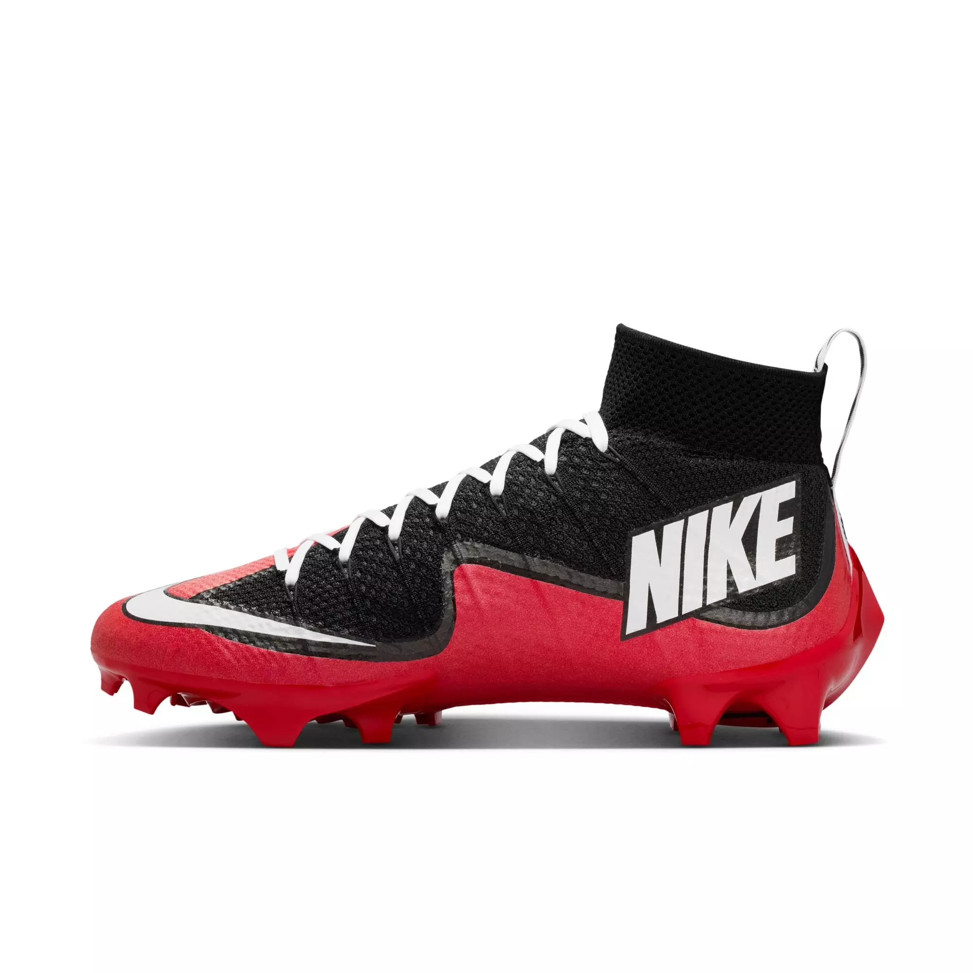 Nike Vapor Edge 360 Untouchable "University Red" Men's Football Cleat - BLACK/WHITE/UNIVERSITY RED