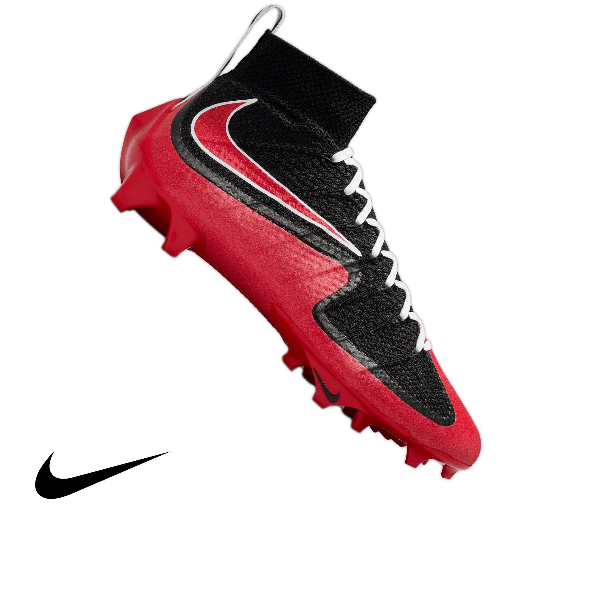 Nike Vapor Edge 360 Untouchable "University Red" Men's Football Cleat - BLACK/WHITE/UNIVERSITY RED Thumbnail View 1