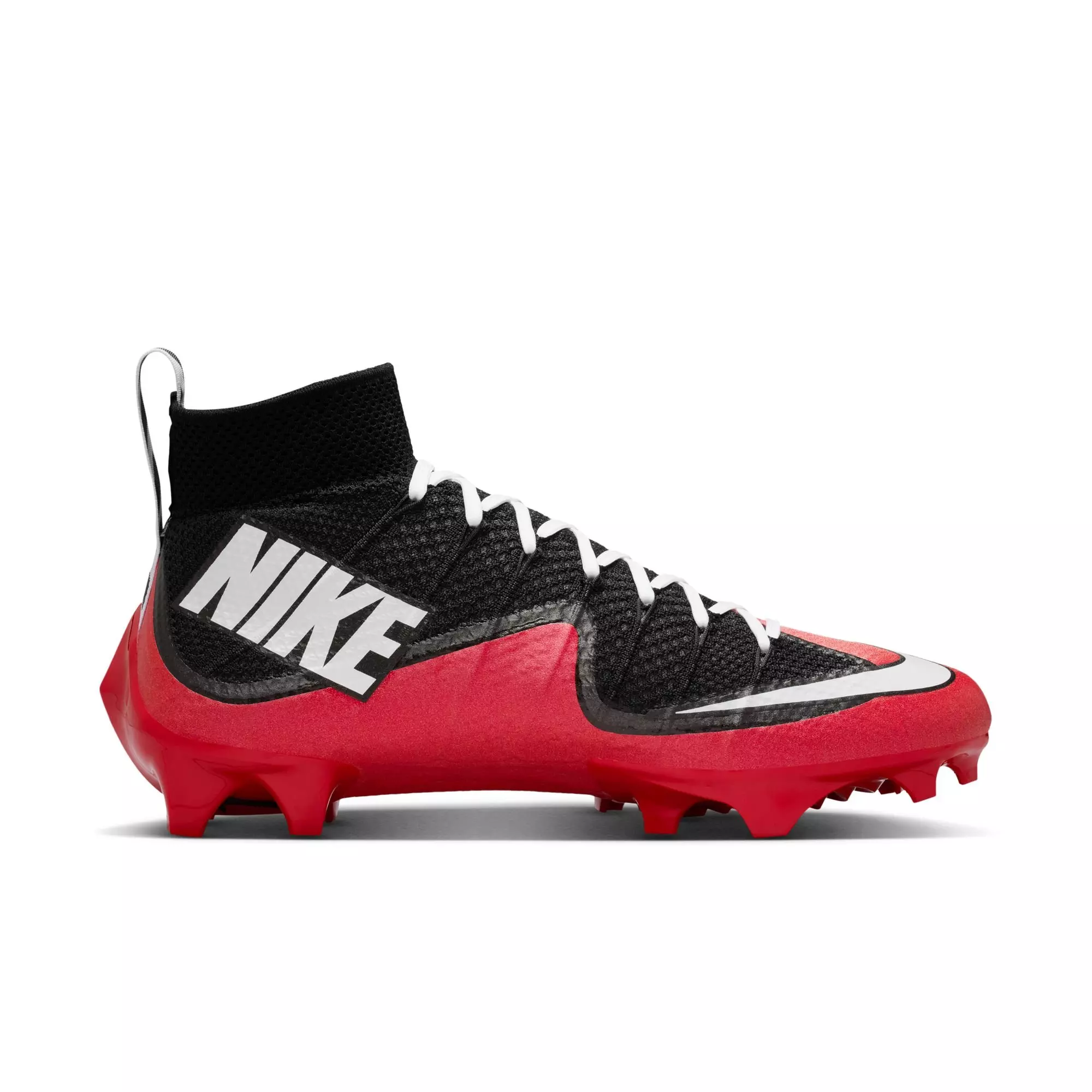 Nike Vapor Edge 360 Untouchable "University Red" Men's Football Cleat - BLACK/WHITE/UNIVERSITY RED