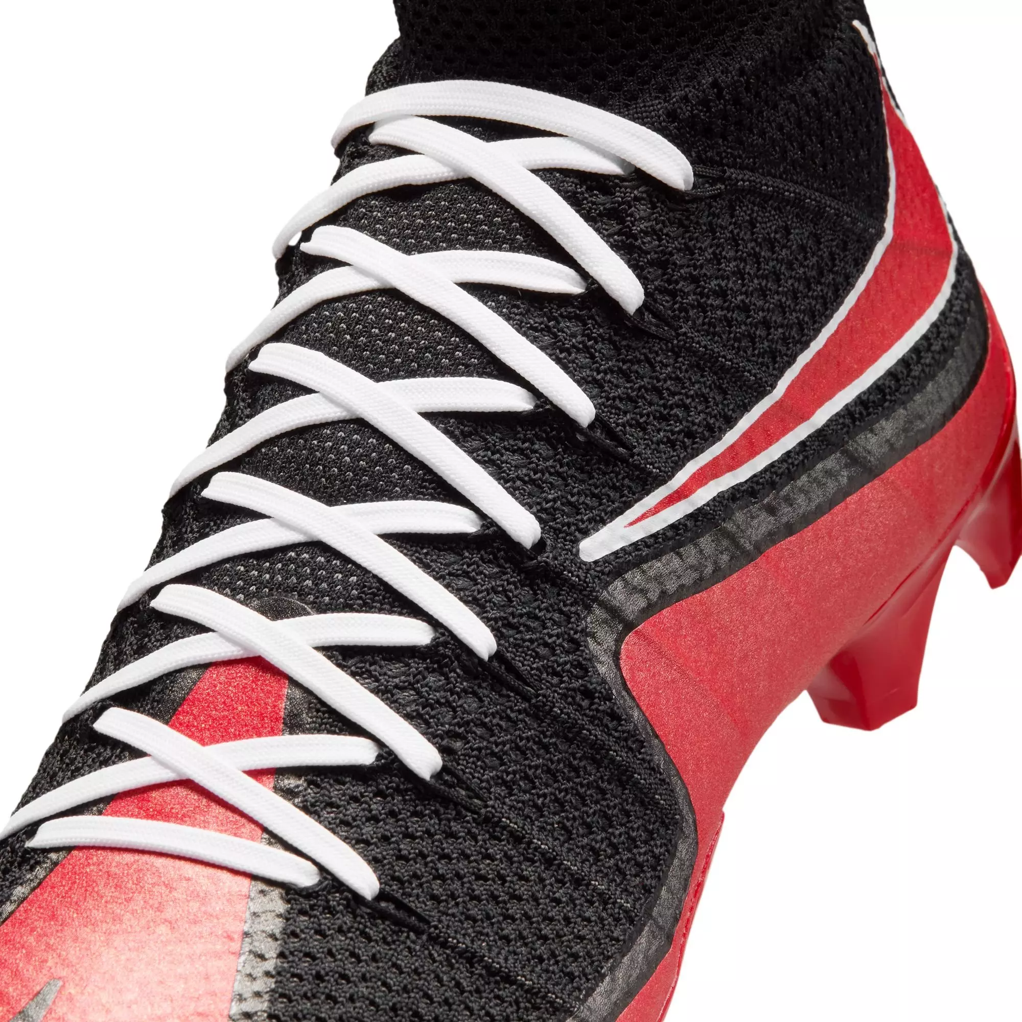 Nike Vapor Edge 360 Untouchable "University Red" Men's Football Cleat - BLACK/WHITE/UNIVERSITY RED