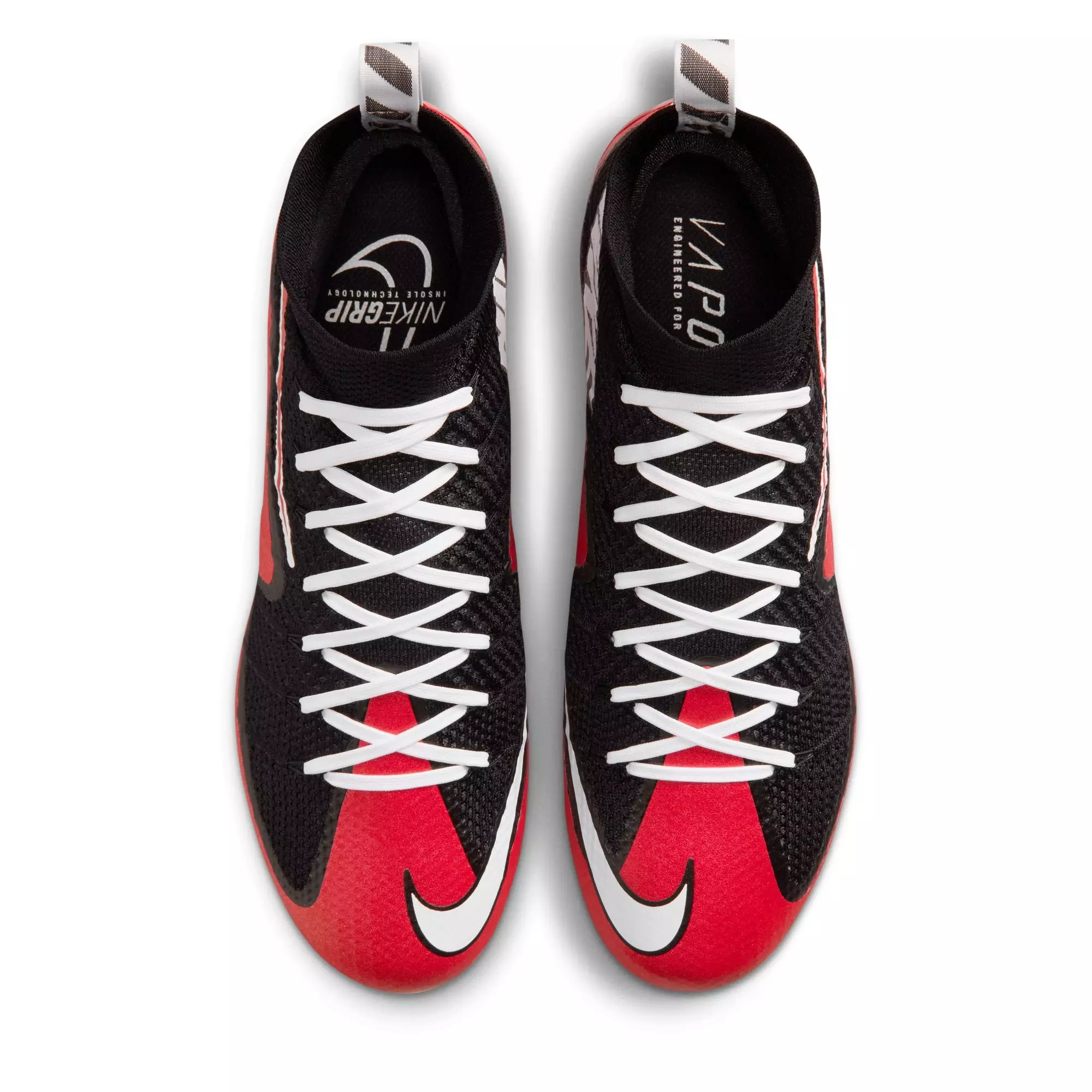 Nike Vapor Edge 360 Untouchable "University Red" Men's Football Cleat - BLACK/WHITE/UNIVERSITY RED