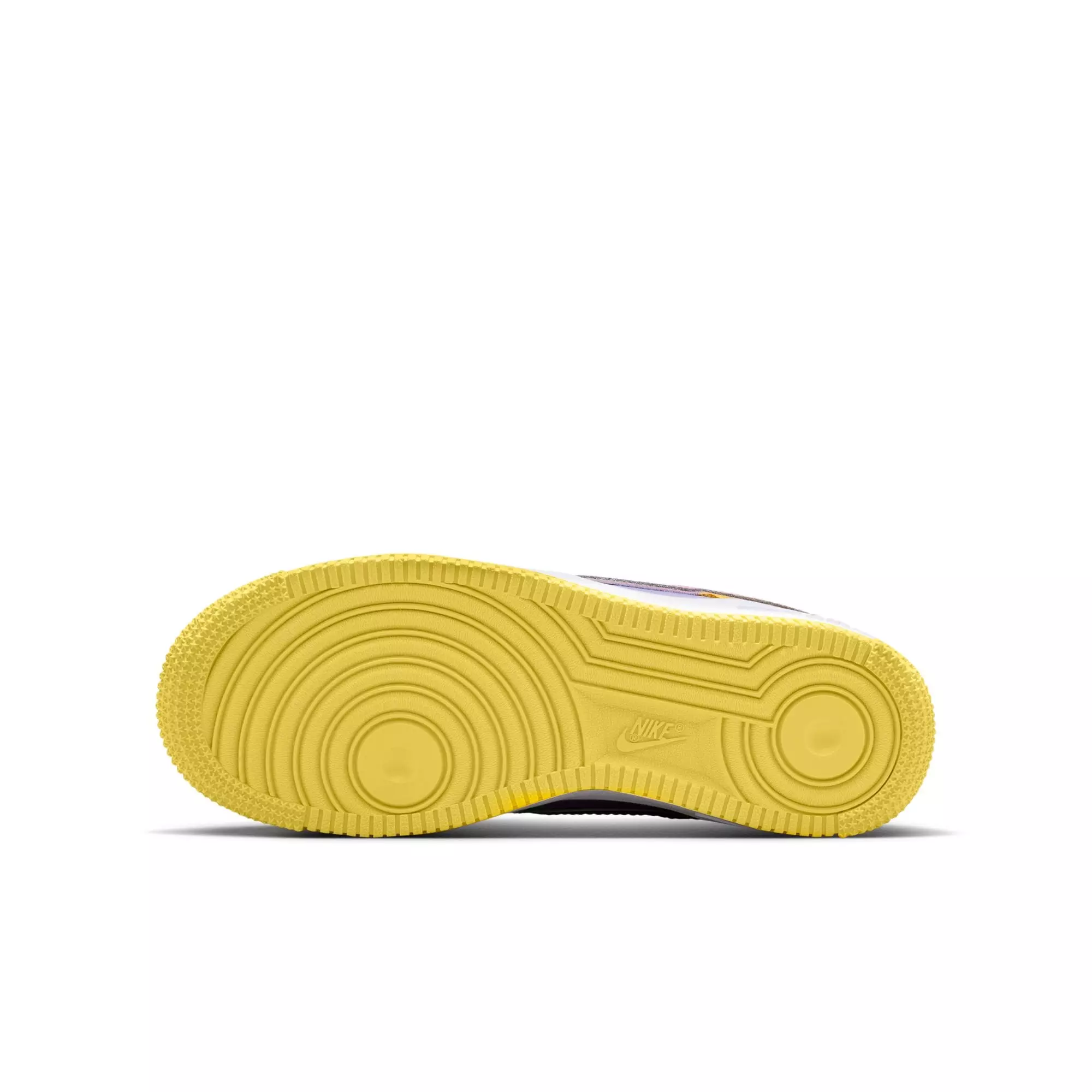 Nike Air Force 1 "Easter" Grade School Kids' Shoe - YELLOW PULSE/PINK FOAM/HYDRANGEAS