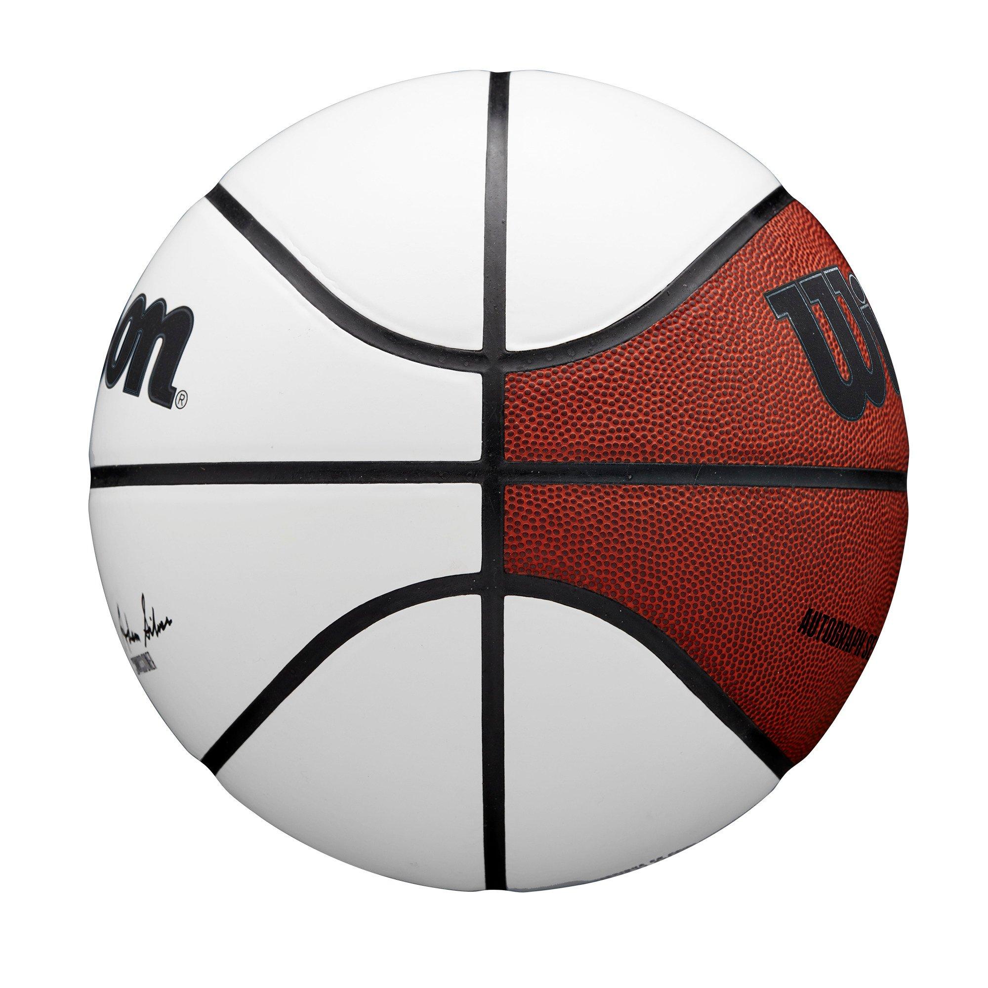 Wilson NBA Autograph Basketball - WHITE Thumbnail View 4