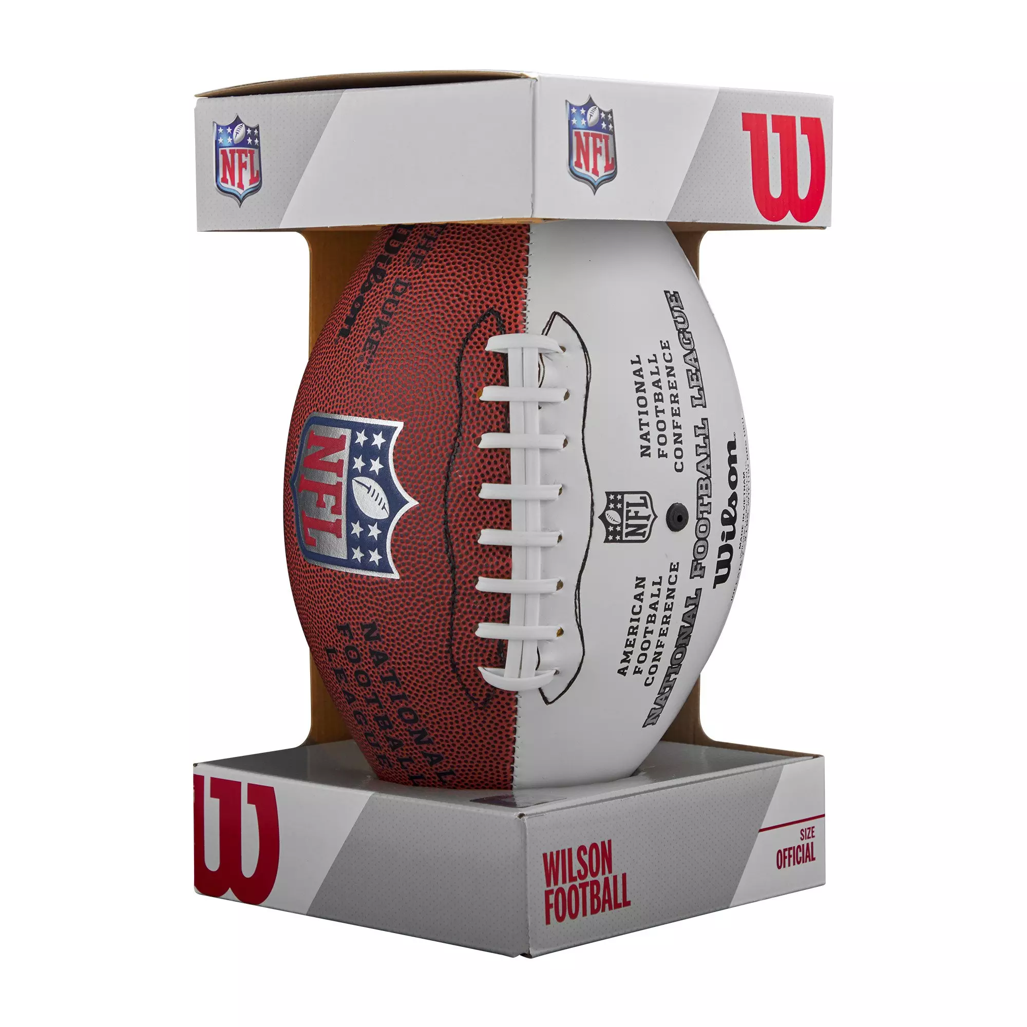 Wilson NFL Autograph Football - WHITE