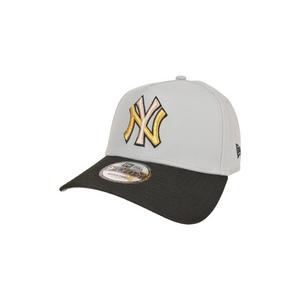 New Era New York Yankees 9FORTY A-Frame 100th Anniversary Snapback Hat-Grey
