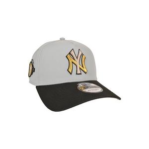 New Era New York Yankees 9FORTY A-Frame 100th Anniversary Snapback Hat-Grey