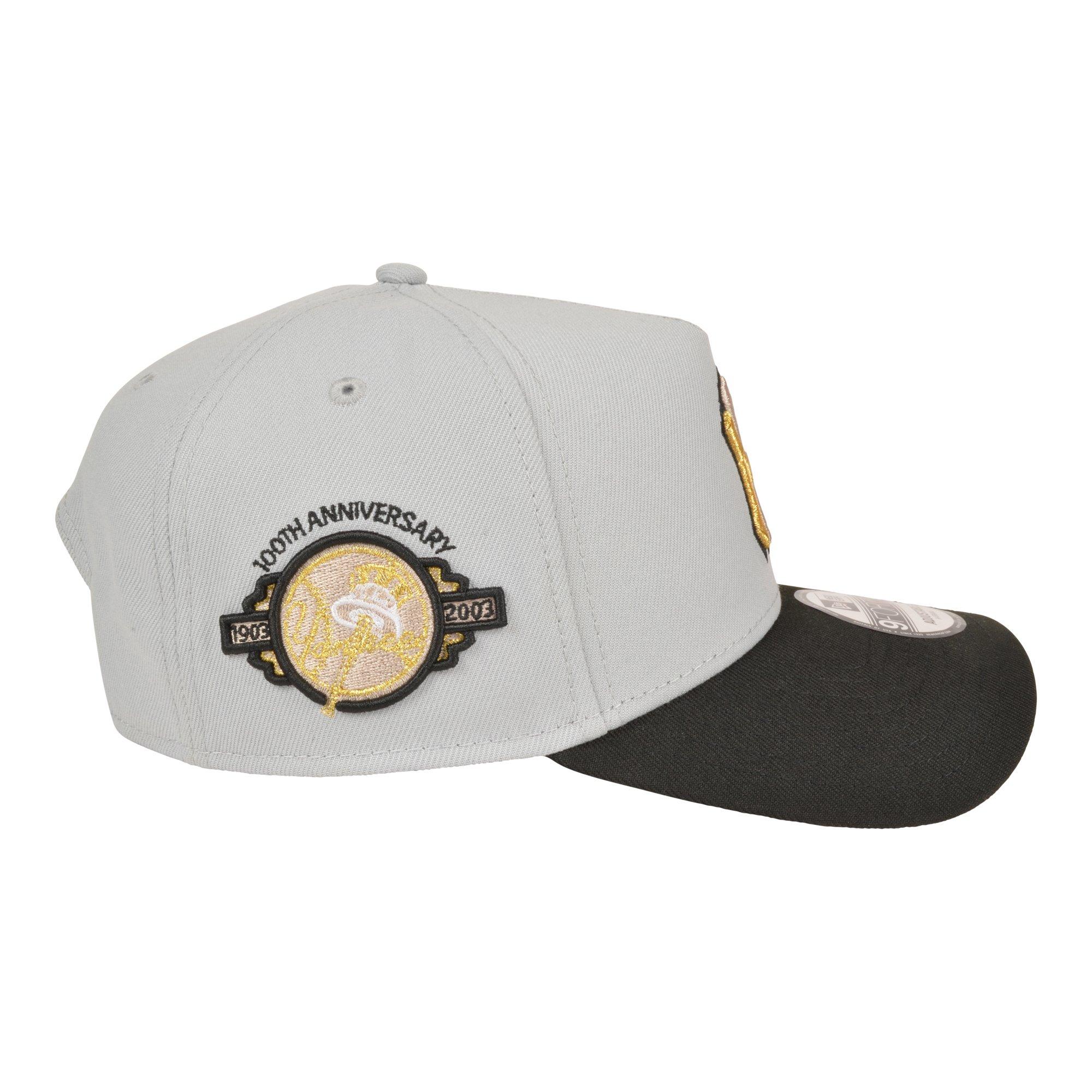 New Era New York Yankees 9FORTY A-Frame 100th Anniversary Grey Snapback Hat