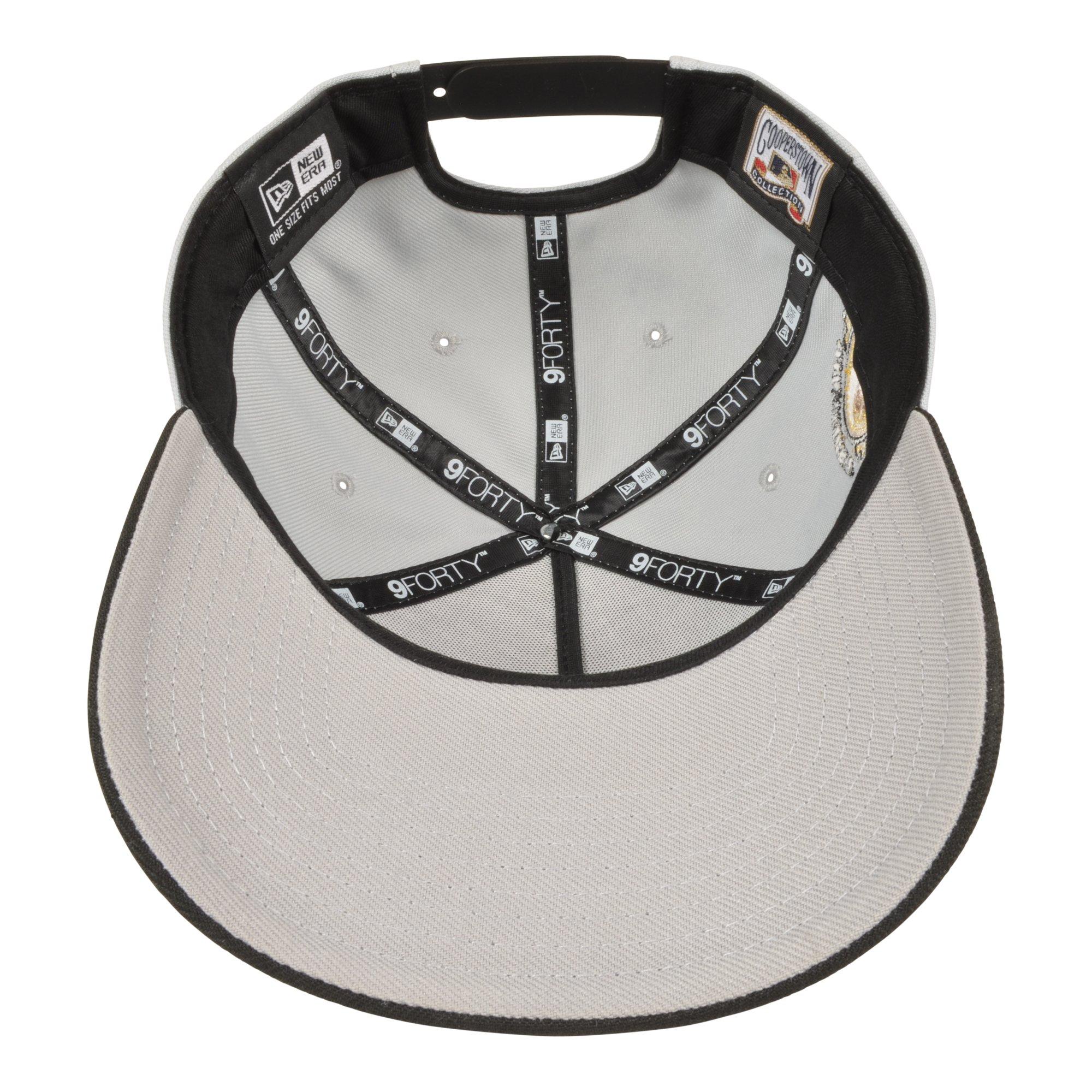 New Era New York Yankees 9FORTY A-Frame 100th Anniversary Grey Snapback Hat