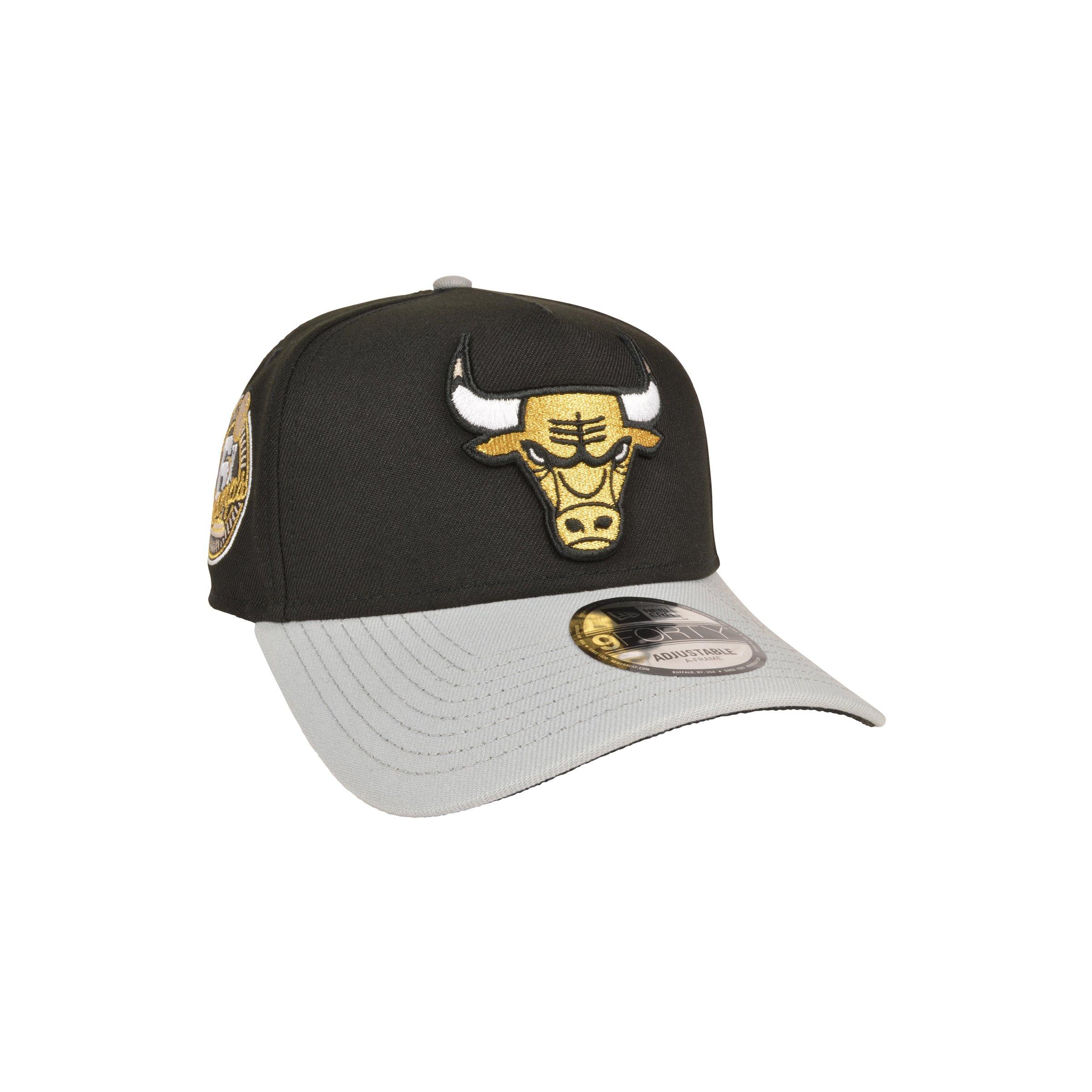 New Era Chicago Bulls 9FORTY A-Frame 6X Champs Black Snapback Hat