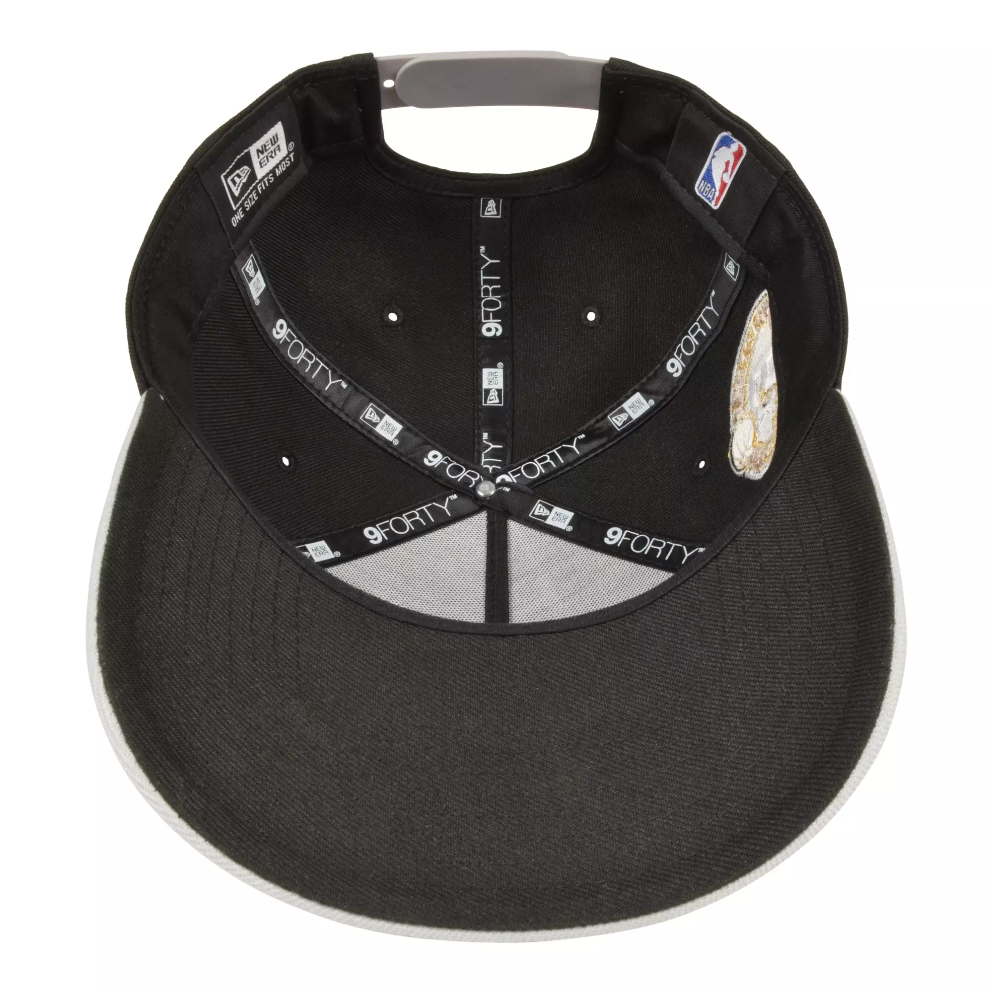 New Era Chicago Bulls 9FORTY A-Frame 6X Champs Snapback Hat-Black - BLACK/GOLD