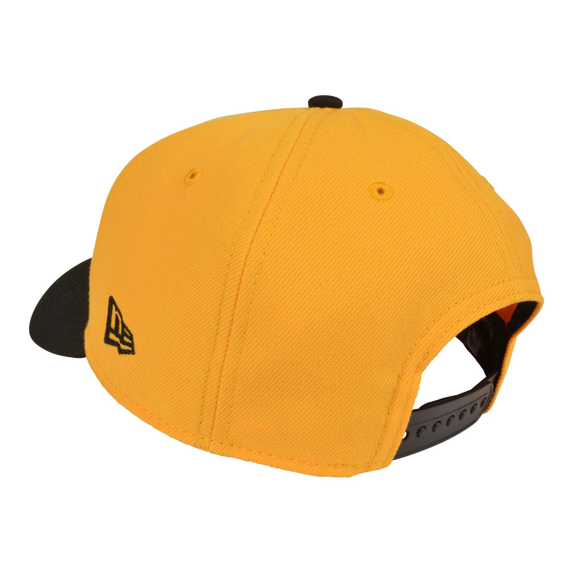 New Era Atlanta Braves 9FORTY A-Frame 30th Anniversary Gold/Black Snapback Hat