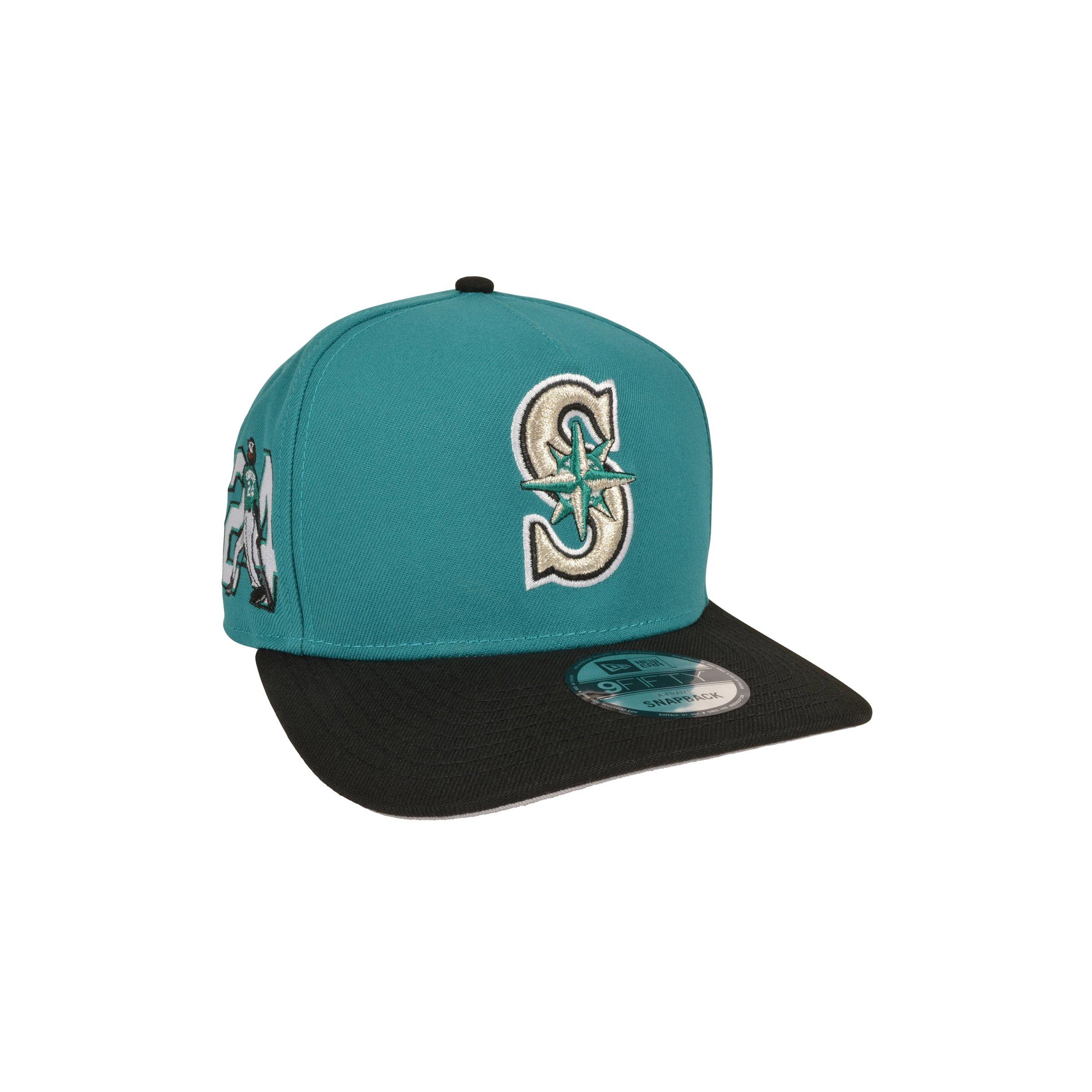 New Era Seattle Mariners 9FIFTY A-Frame Ken Griffey Jr. Green Snapback Hat
