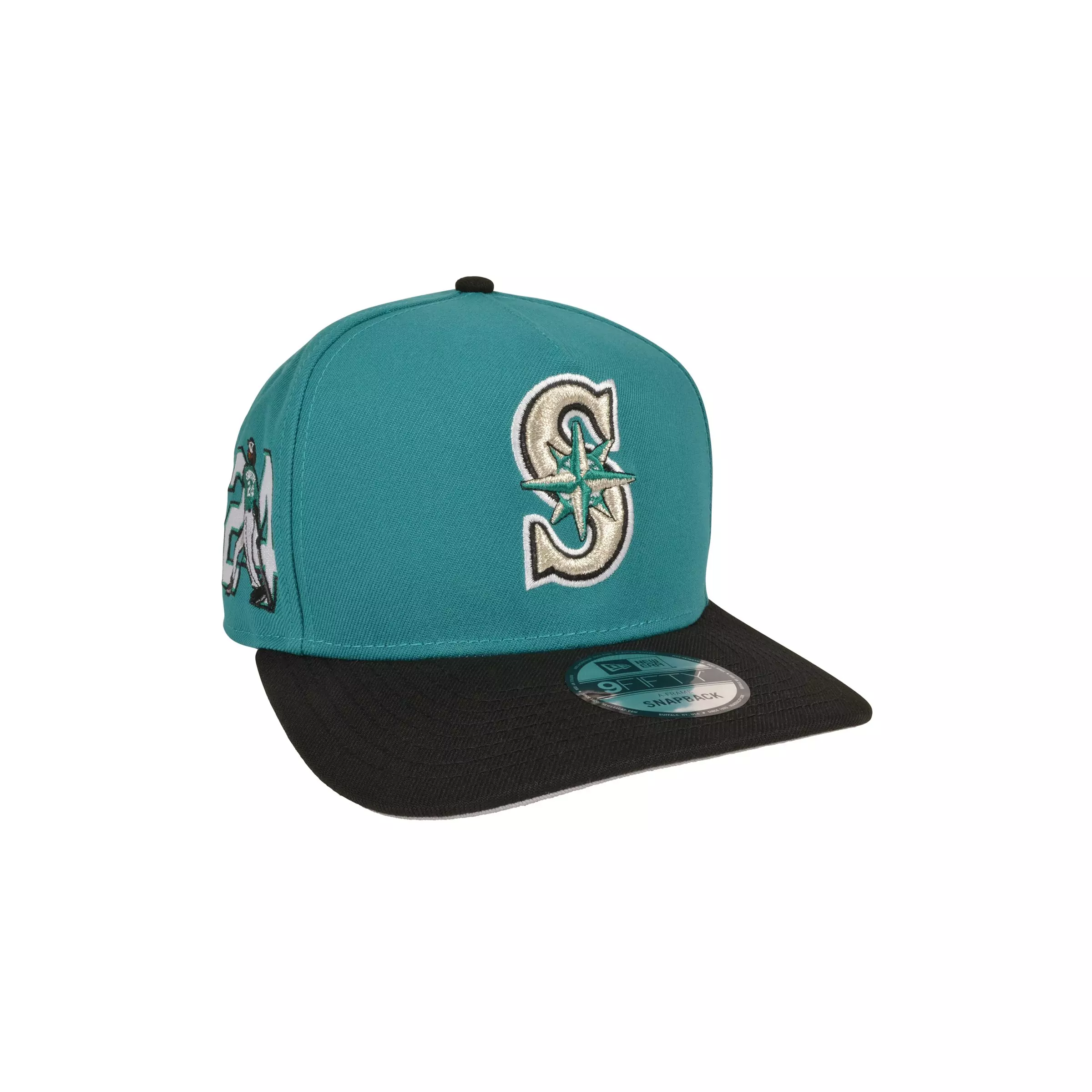 New Era Seattle Mariners 9FIFTY A-Frame Ken Griffey Jr. Snapback Hat-Green - GREEN