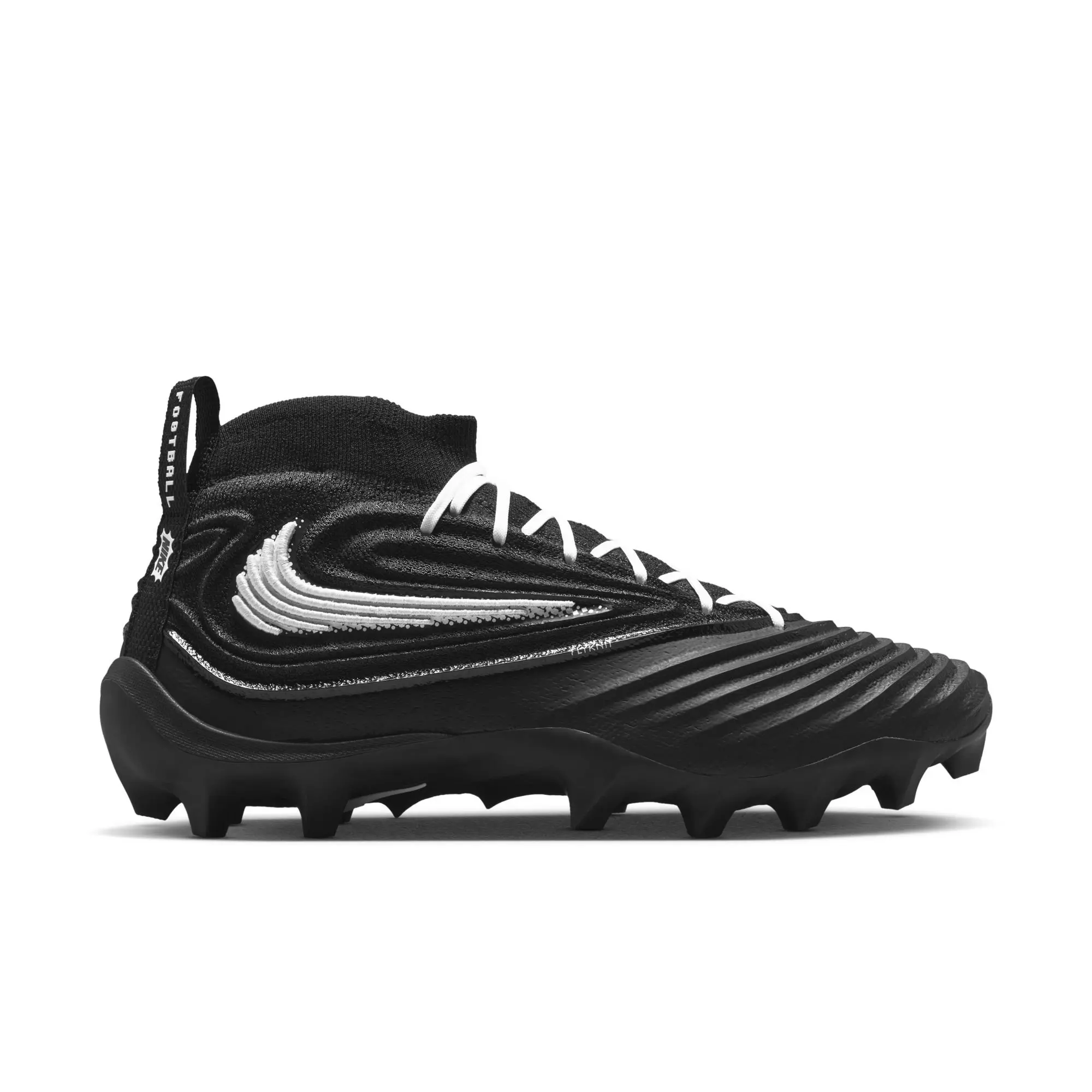 Nike Alpha Menace 5 Elite "Black/White" Men's Football Cleat - BLACK/WHITE